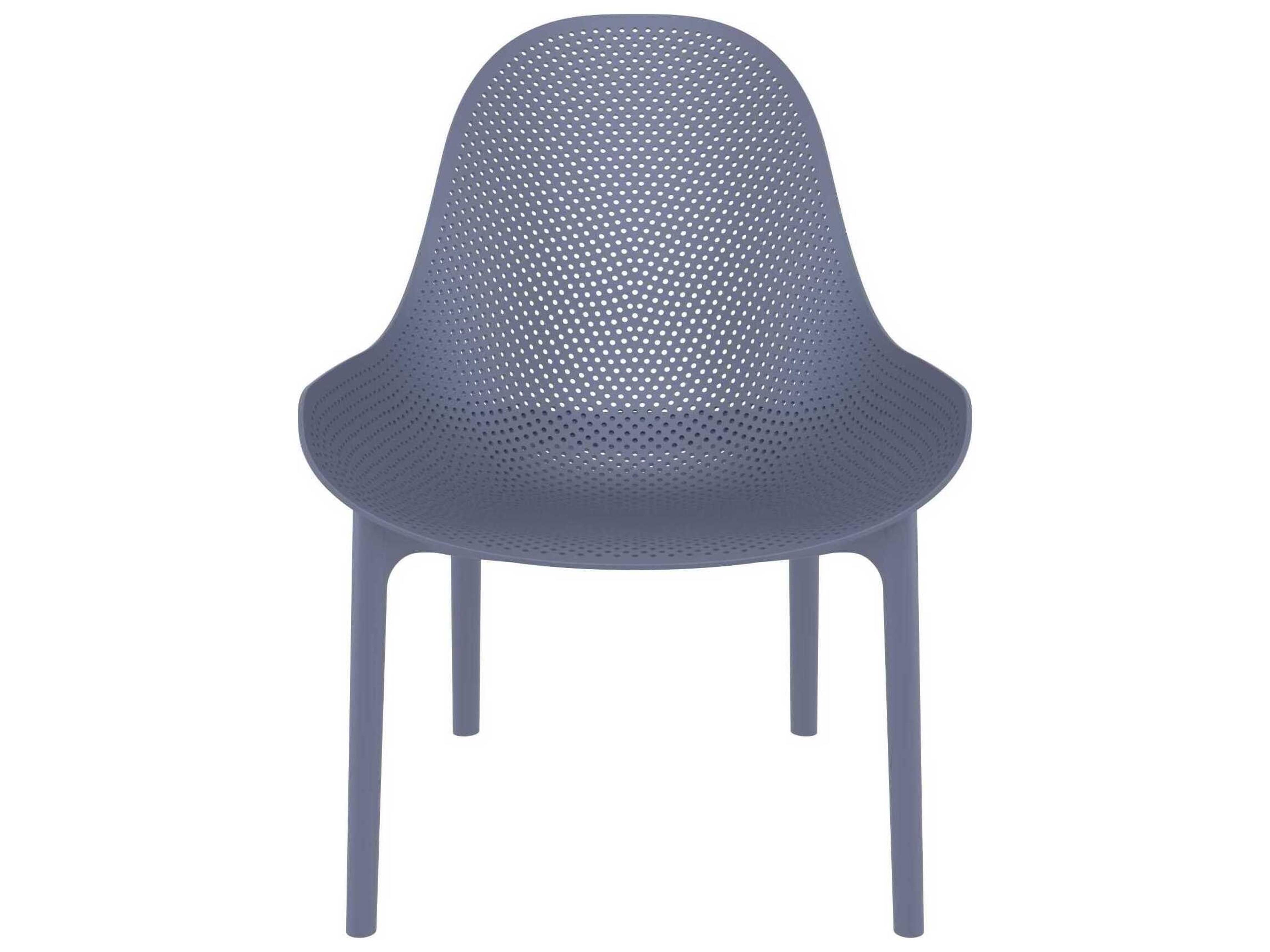 Compamia Sky Dark Gray Resin Lounge Chair