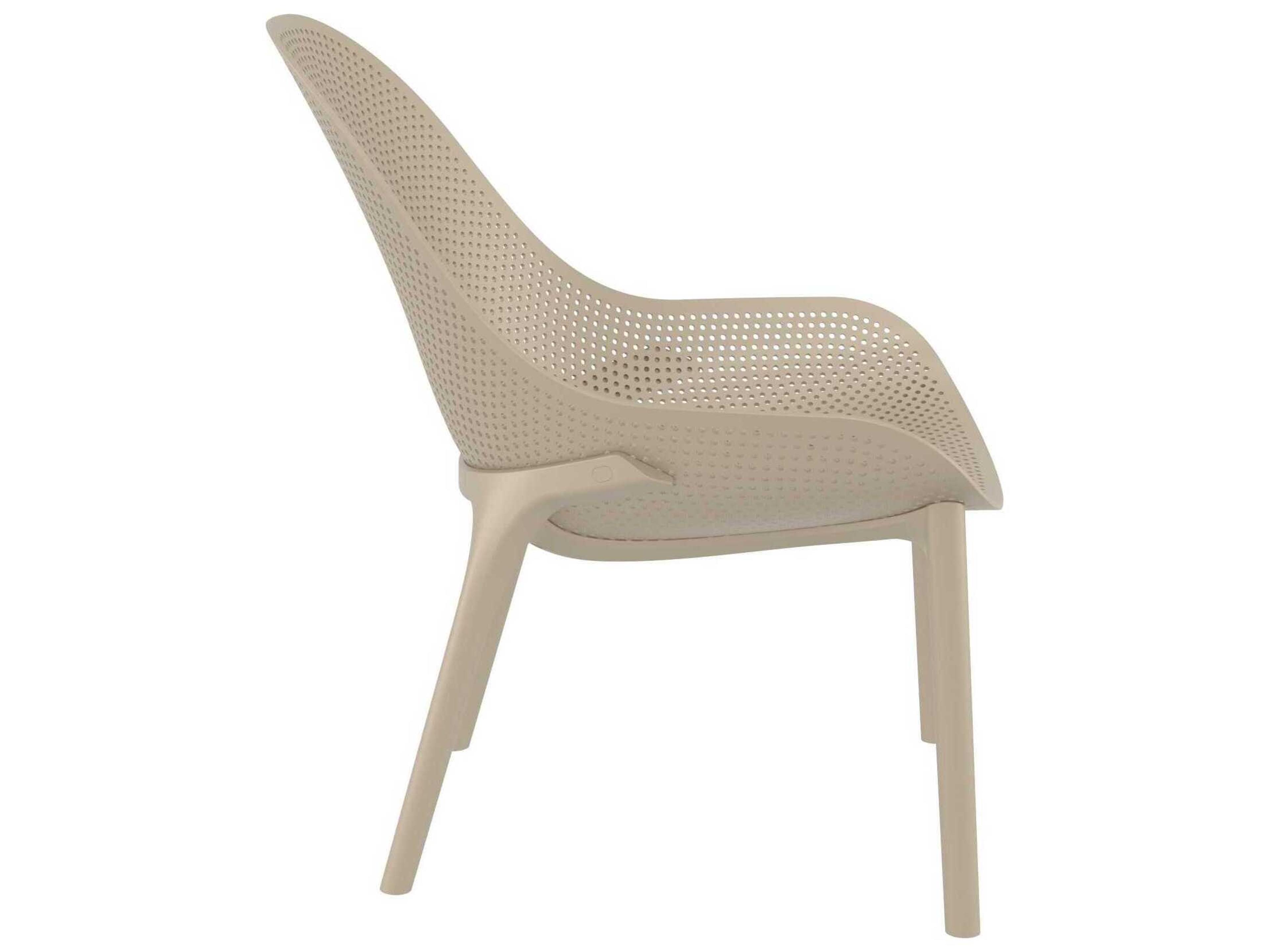 Compamia Sky Taupe Resin Lounge Chair