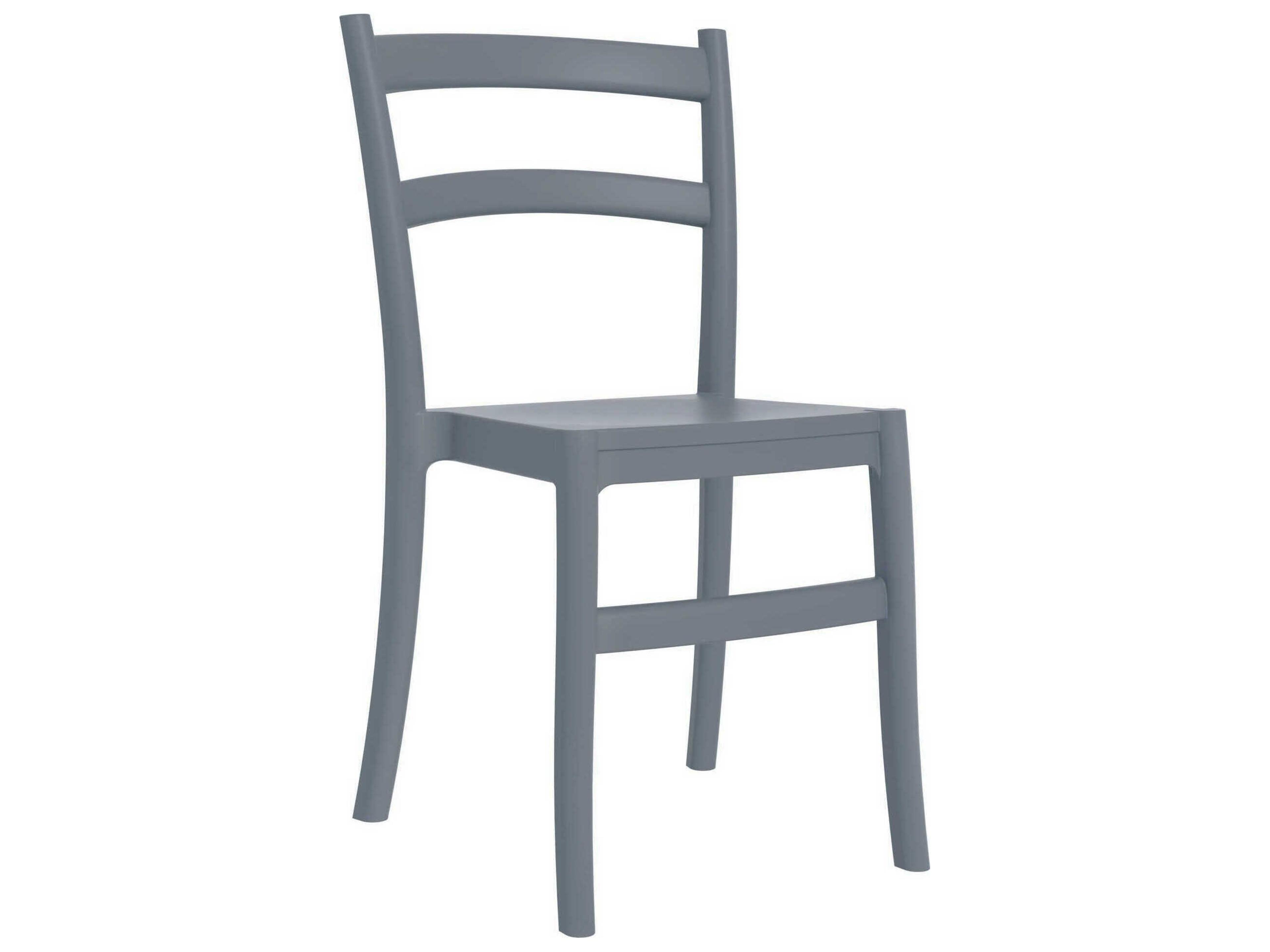 Compamia Tiffany Dark Gray Polypropylene Dining Set