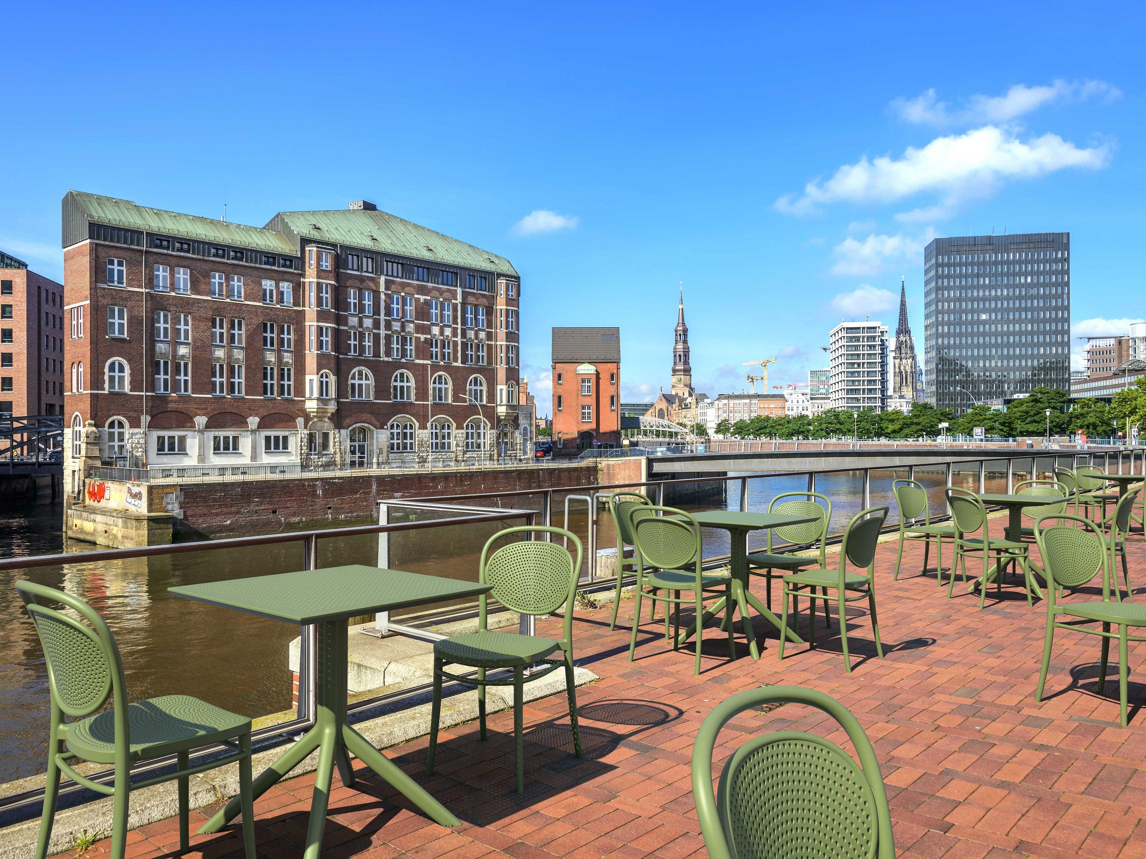 Compamia Sky Olive Green Polypropylene Square Dining Table