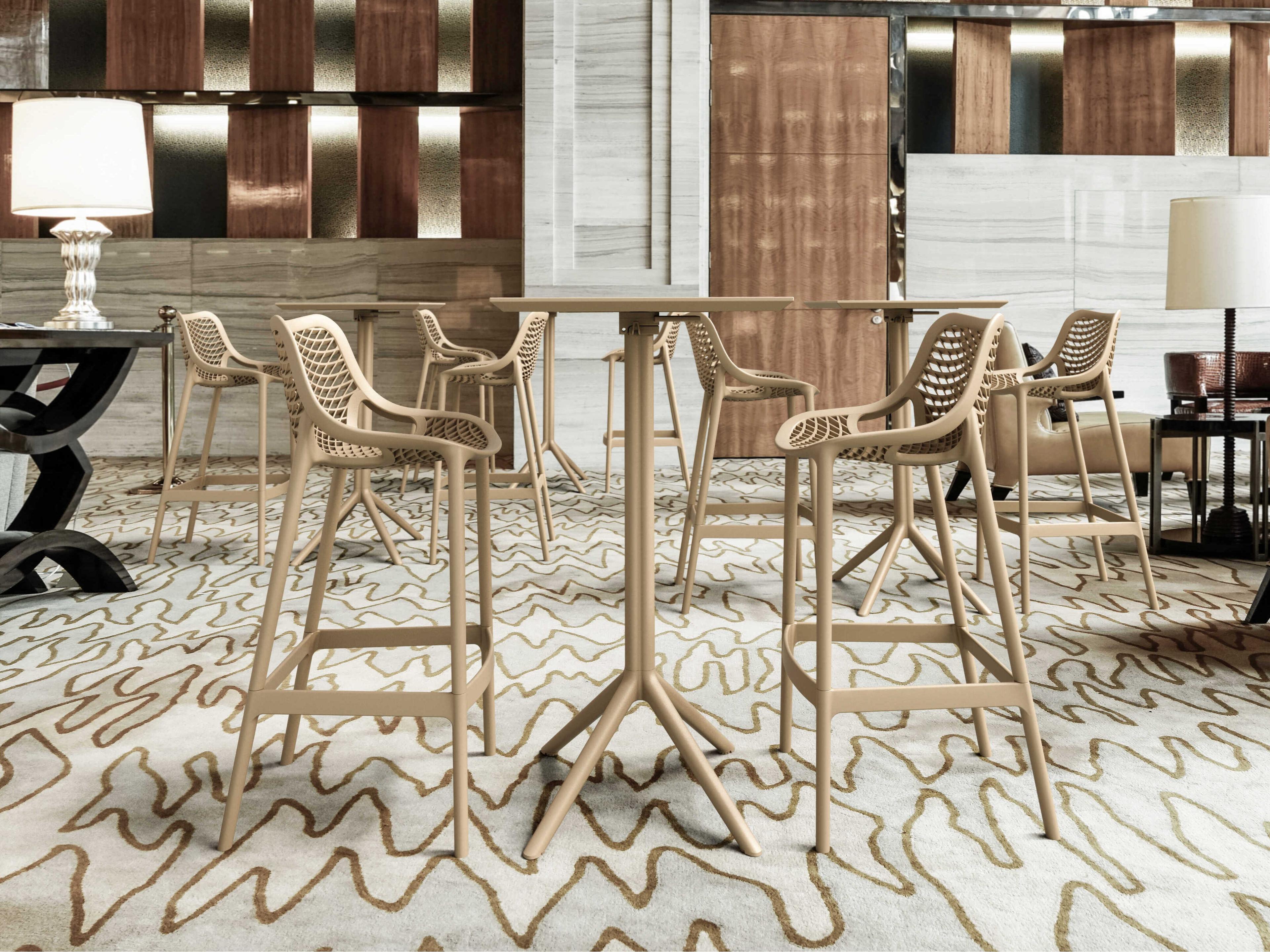 Compamia Sky Taupe Polypropylene Dining Set