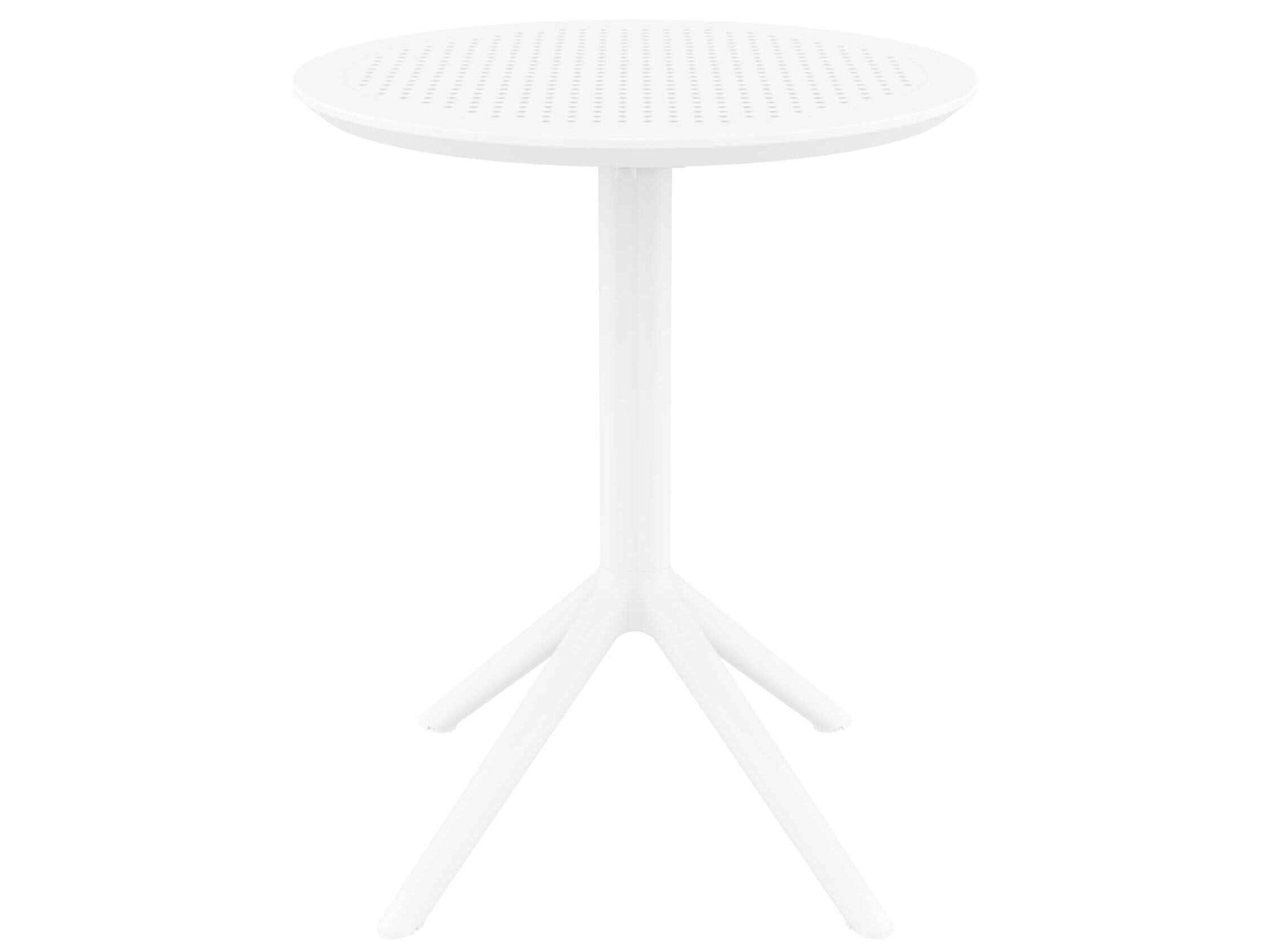 Compamia Sky White Polypropylene Round Dining Table