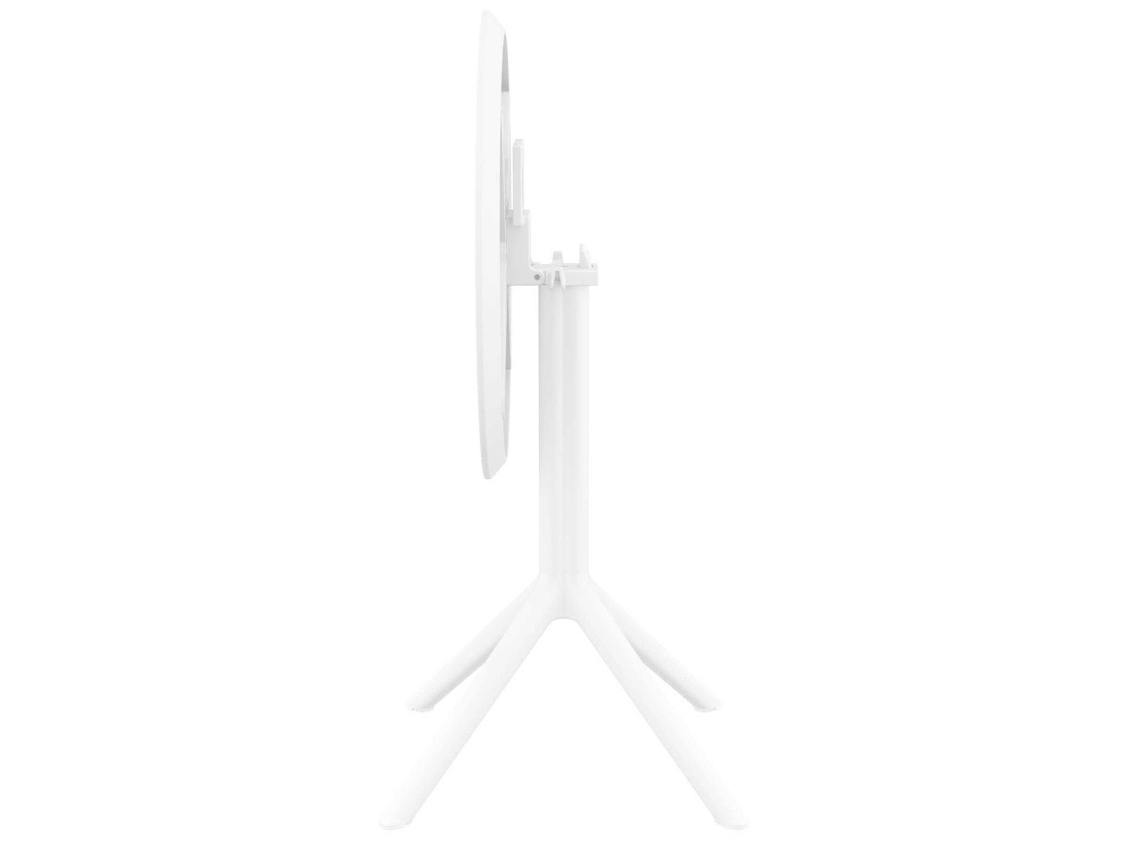Compamia Sky White Polypropylene Round Dining Table