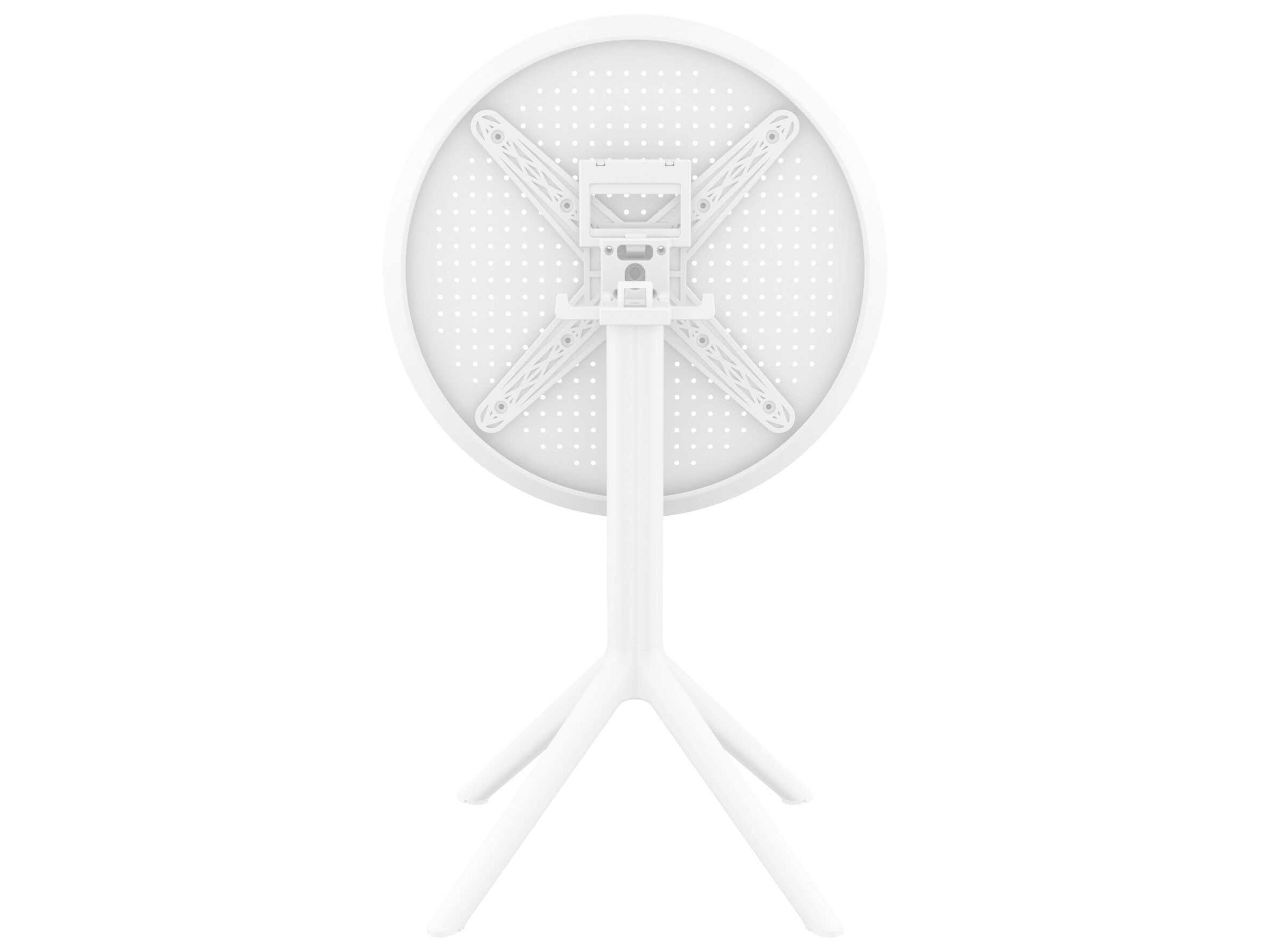 Compamia Sky White Polypropylene Round Dining Table