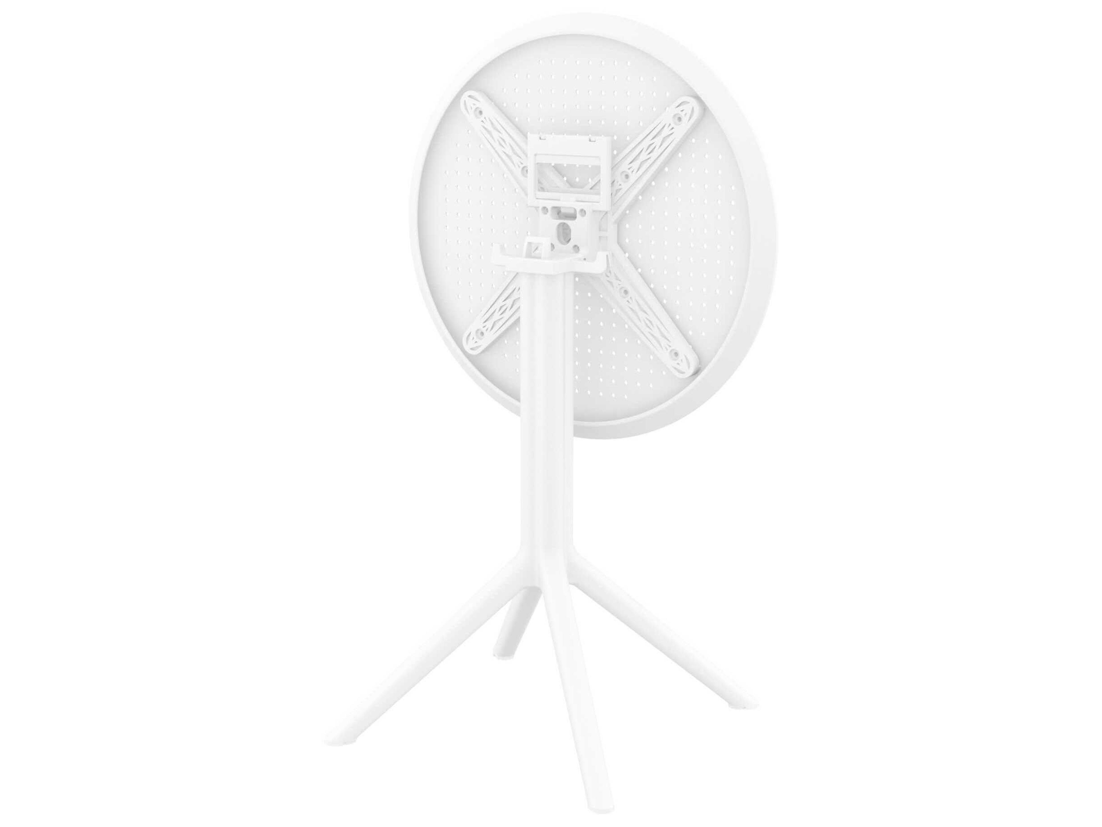 Compamia Sky White Polypropylene Round Dining Table