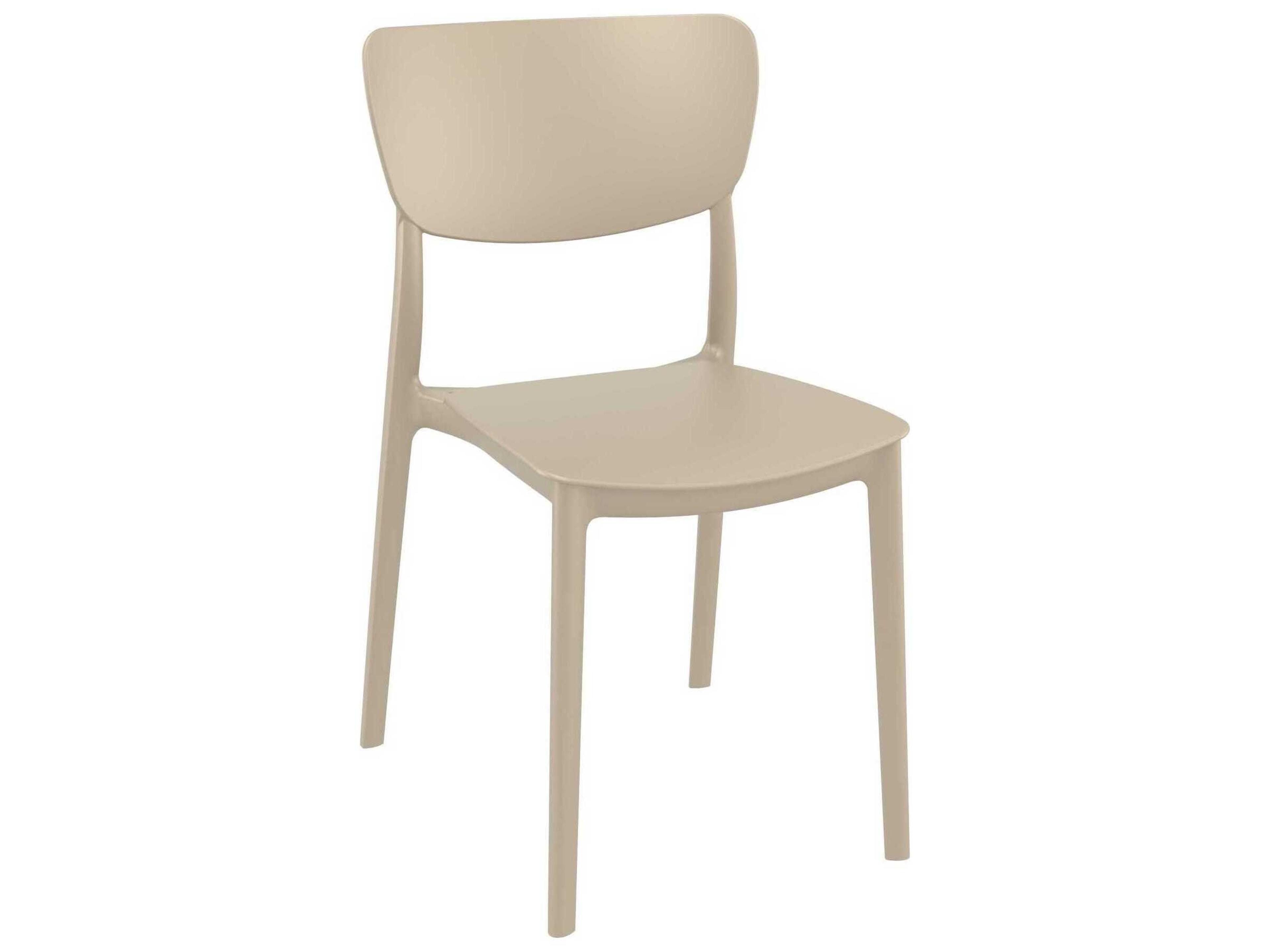 Monna Taupe Resin Dining Chair