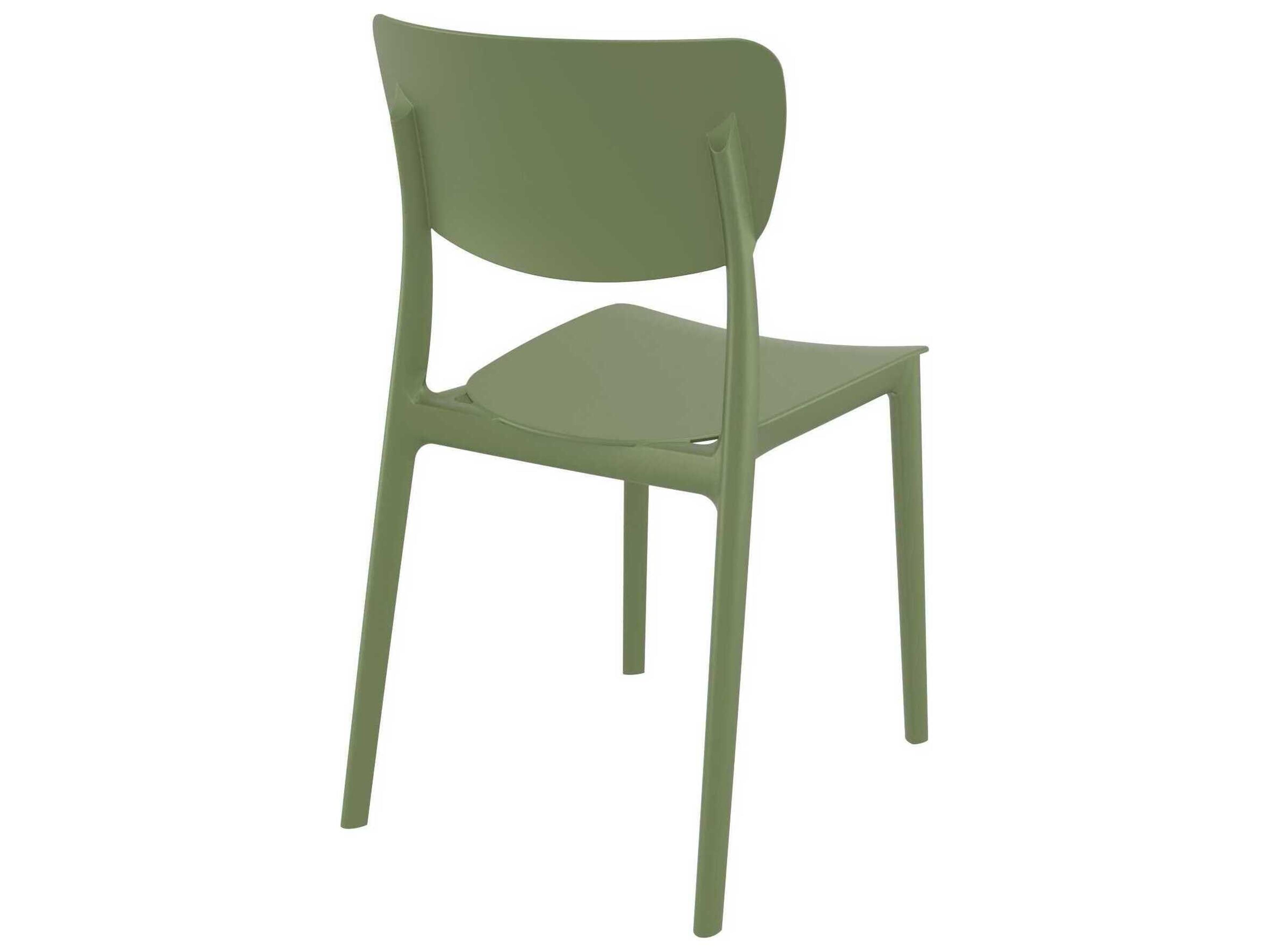 Compamia Monna Olive Green Resin Dining Chair