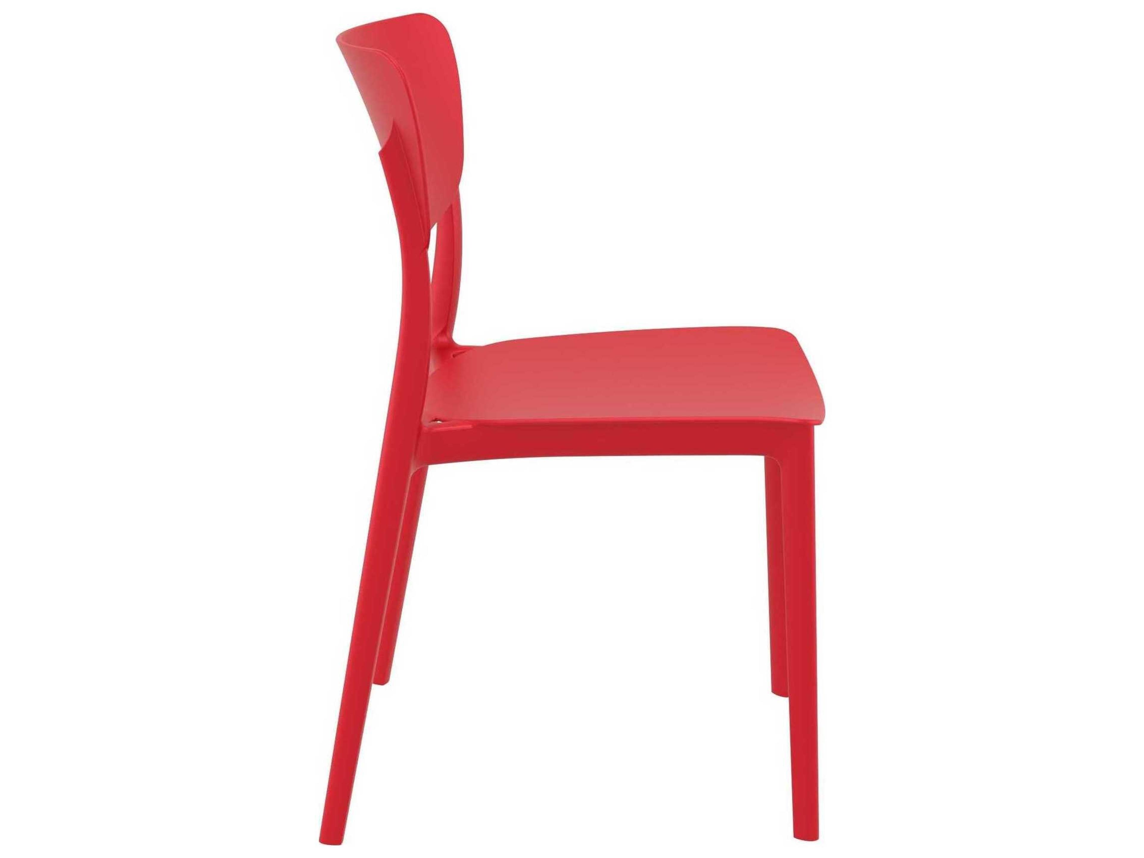 Compamia Monna Red Resin Dining Chair
