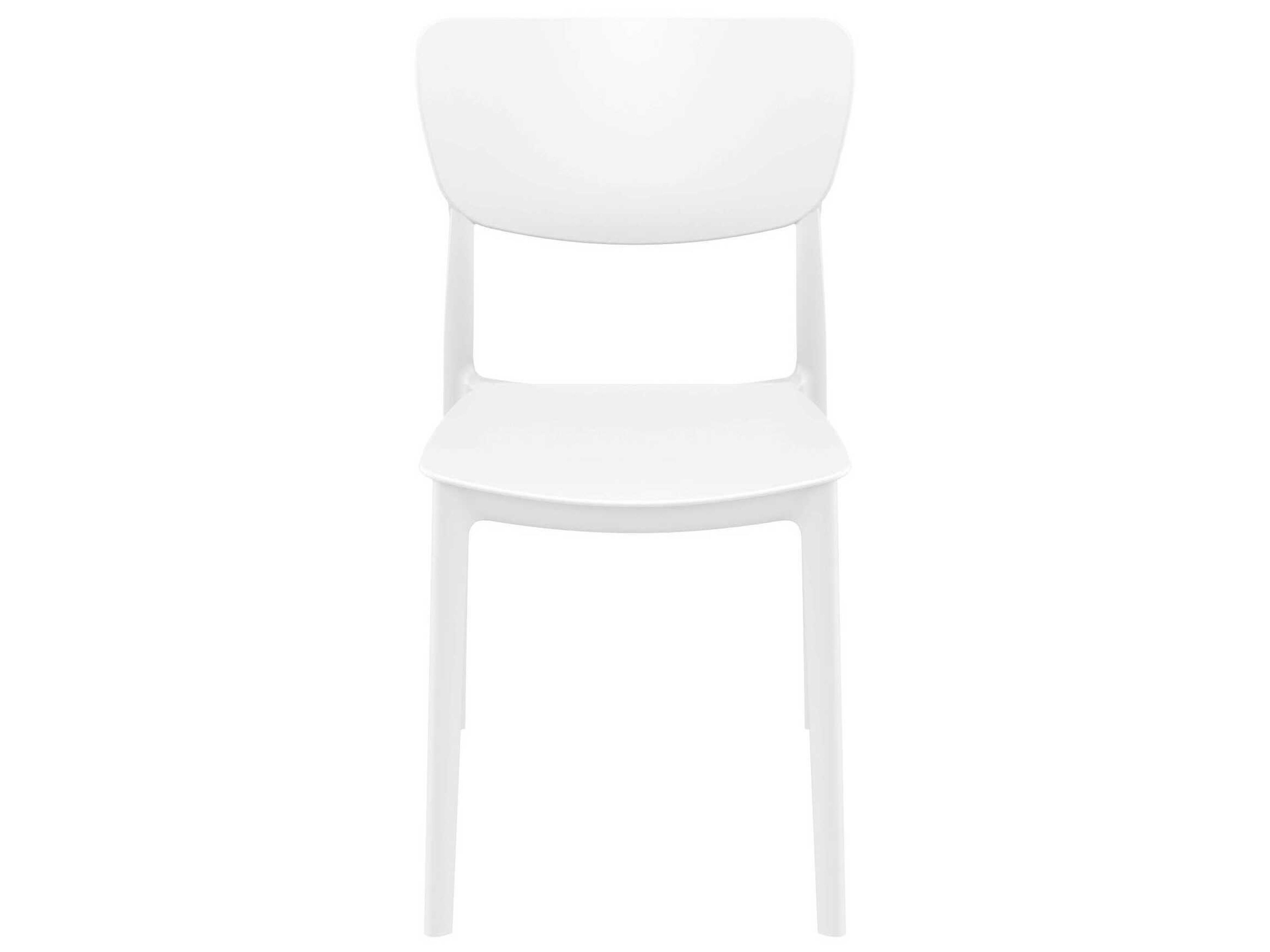 Compamia Monna White Resin Dining Chair