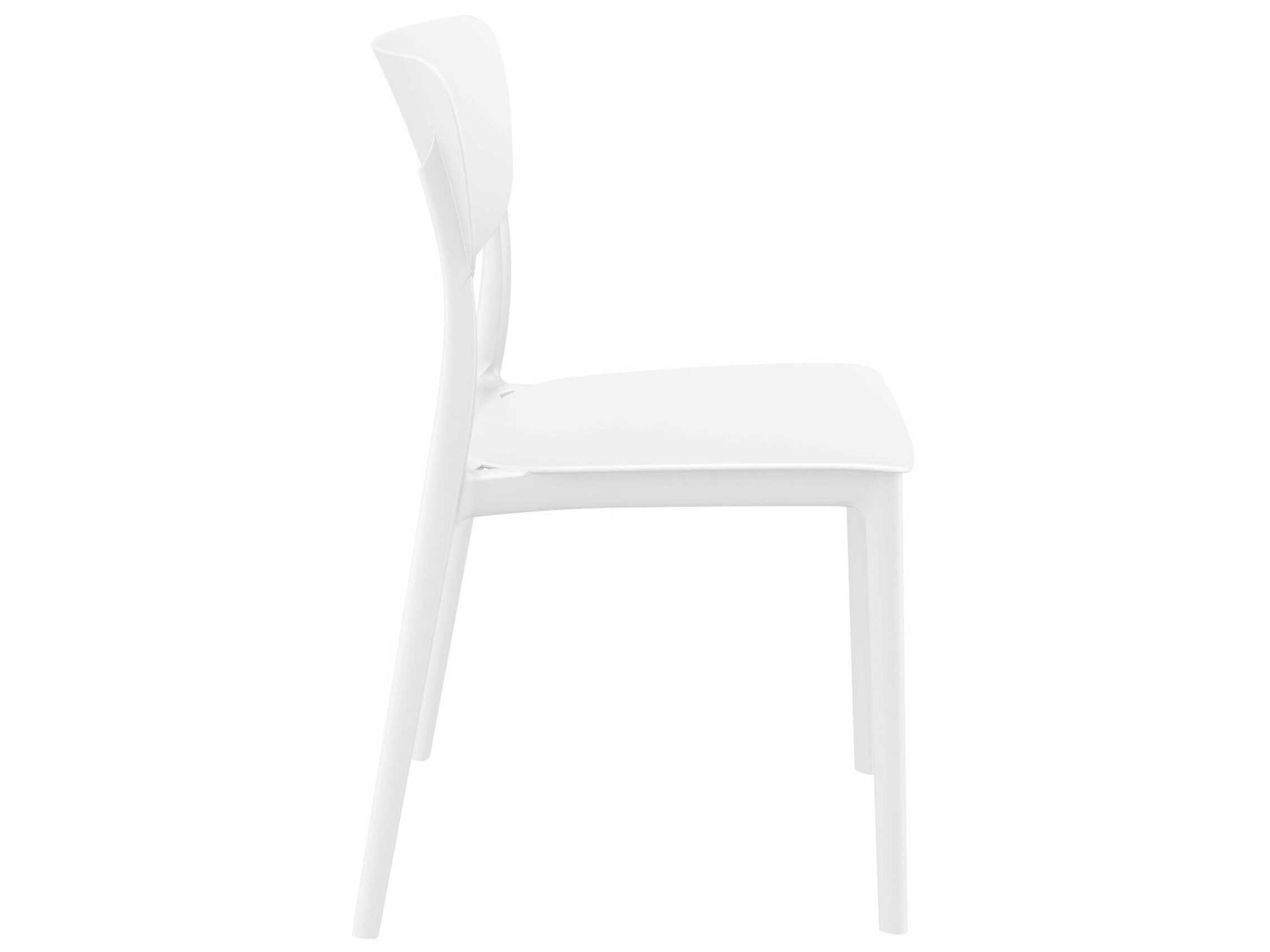 Compamia Monna White Resin Dining Chair