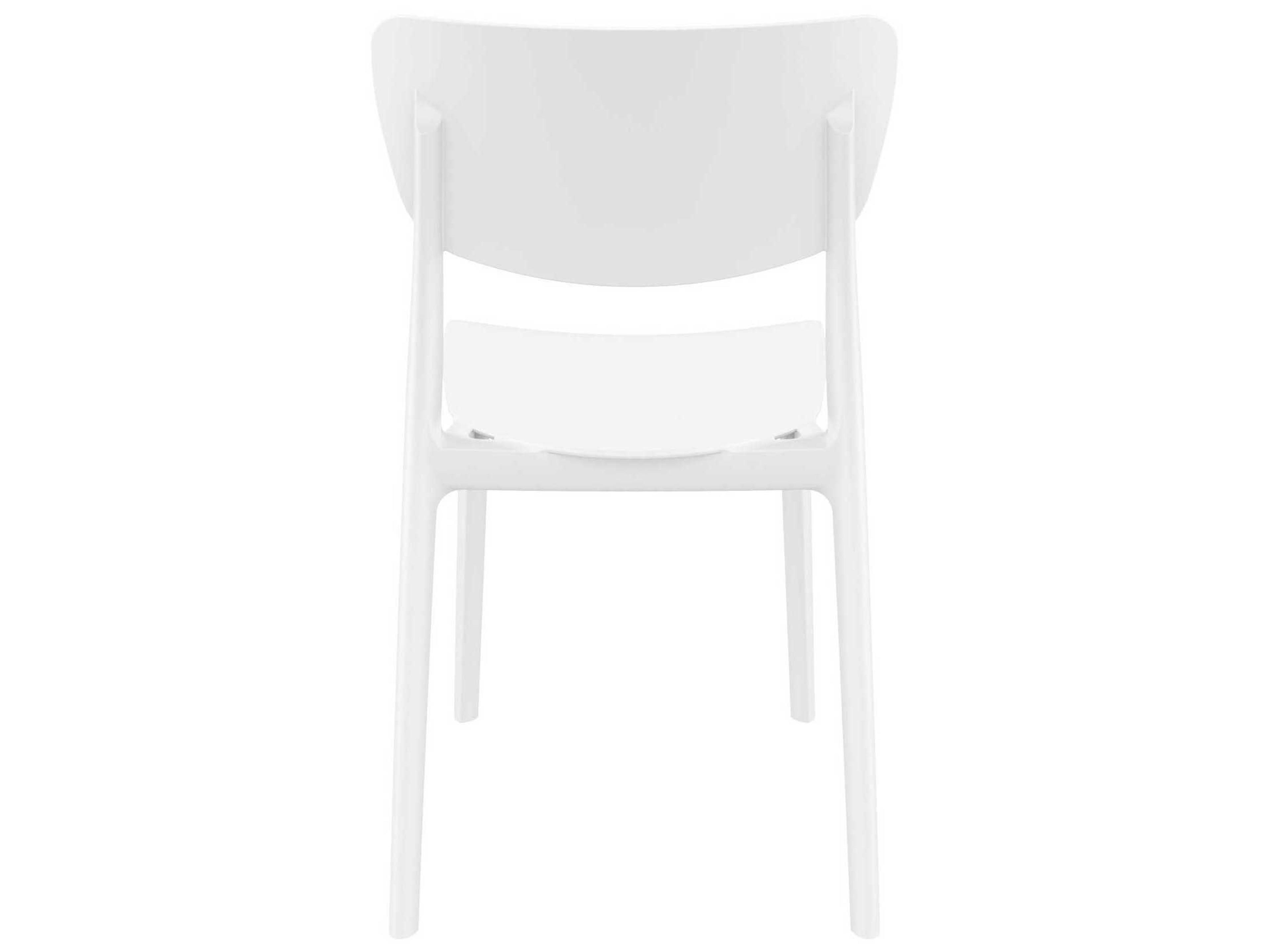 Compamia Monna White Resin Dining Chair