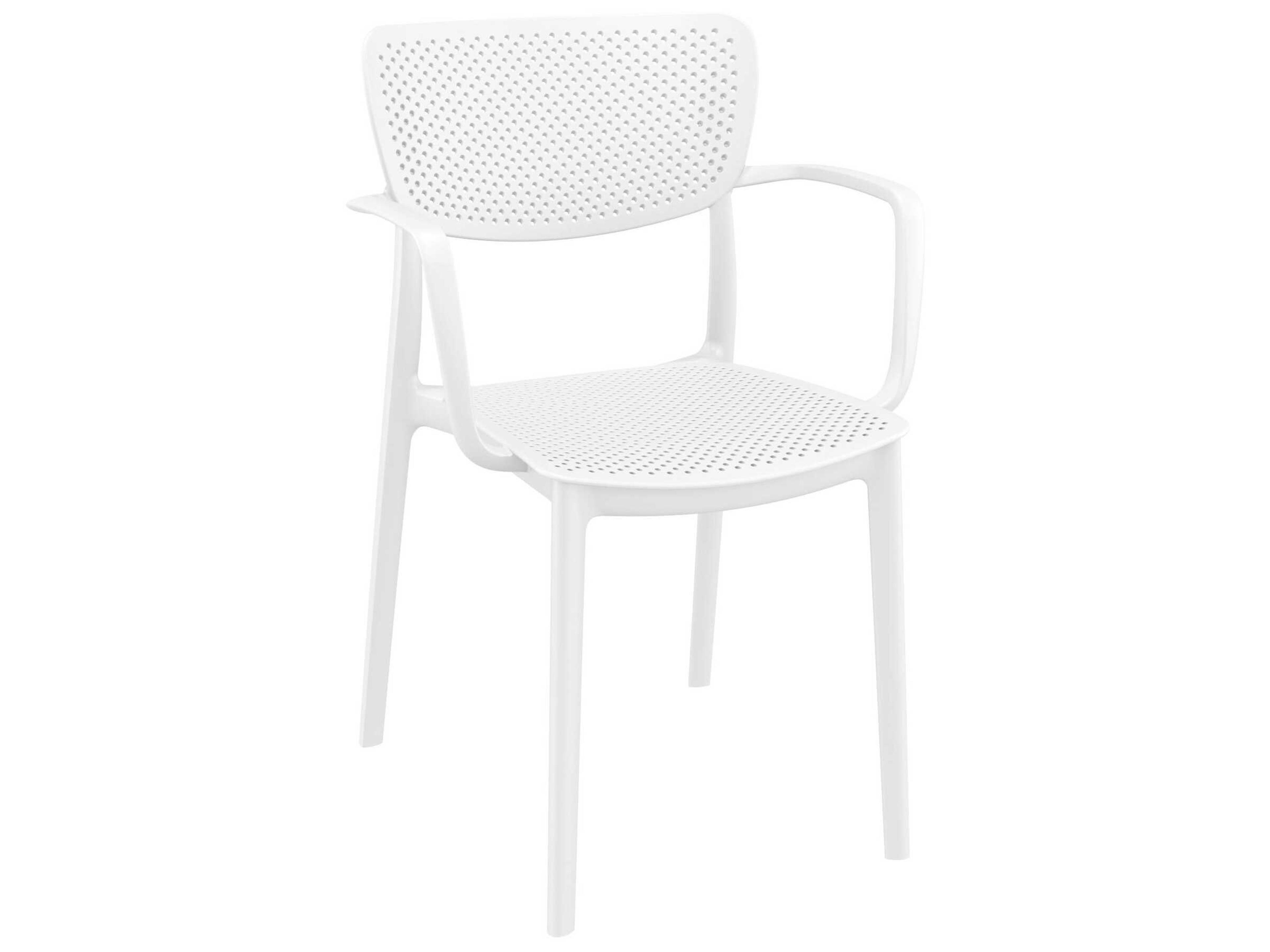 Compamia Loft White Polypropylene Dining Set