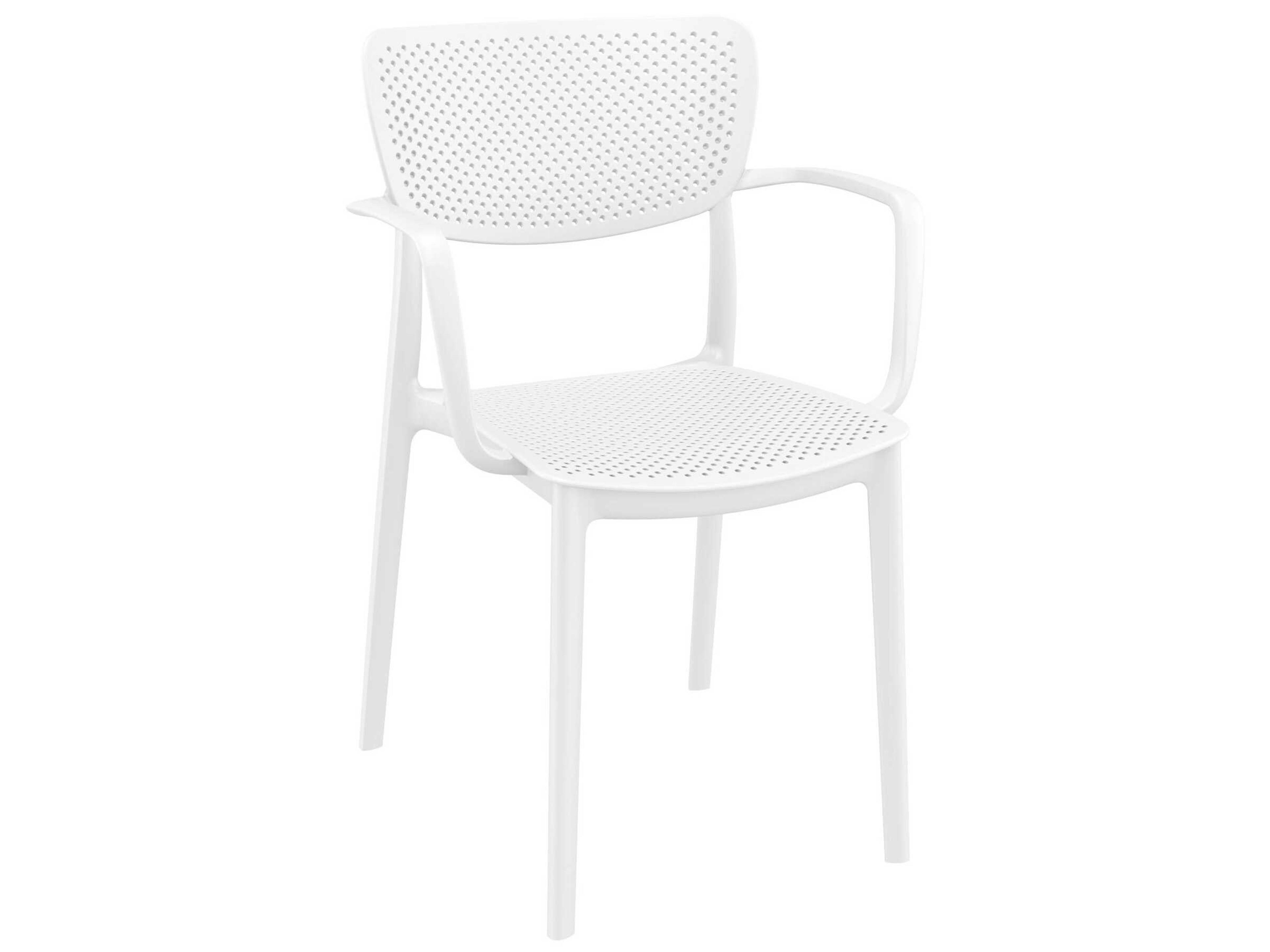 Compamia Loft White Polypropylene Dining Set