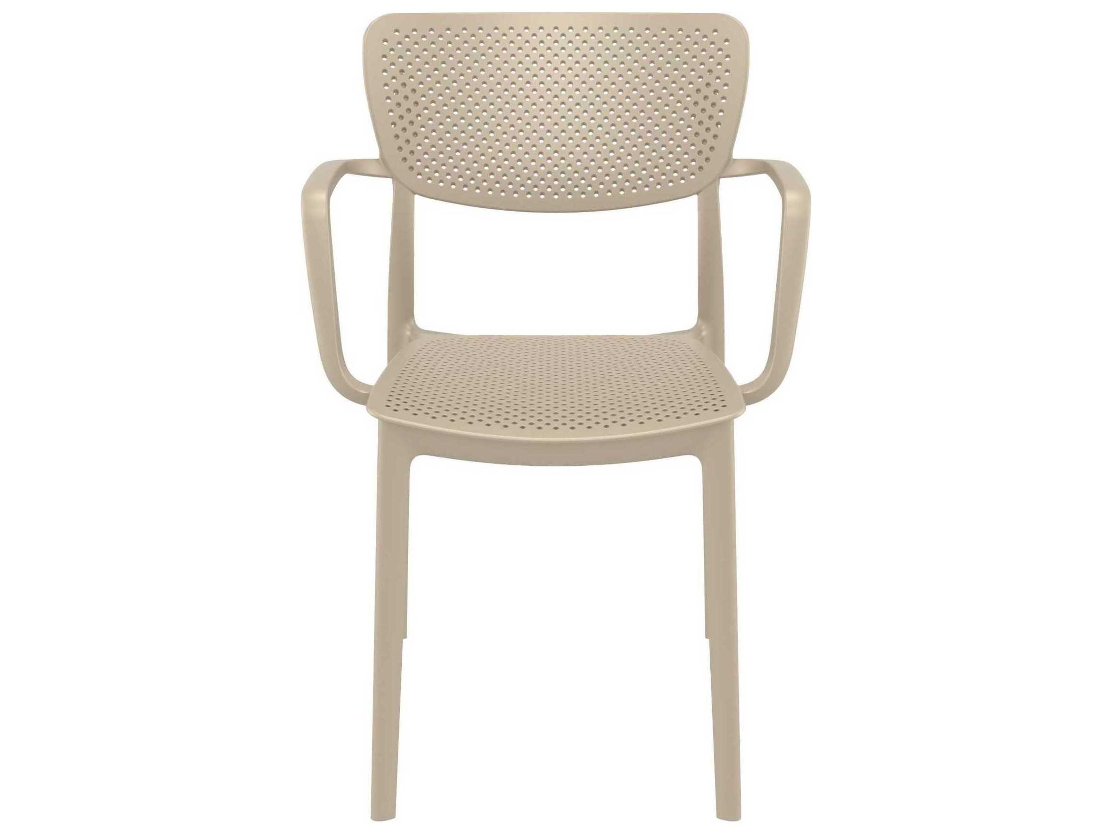 Compamia Loft Taupe Polypropylene Dining Chair