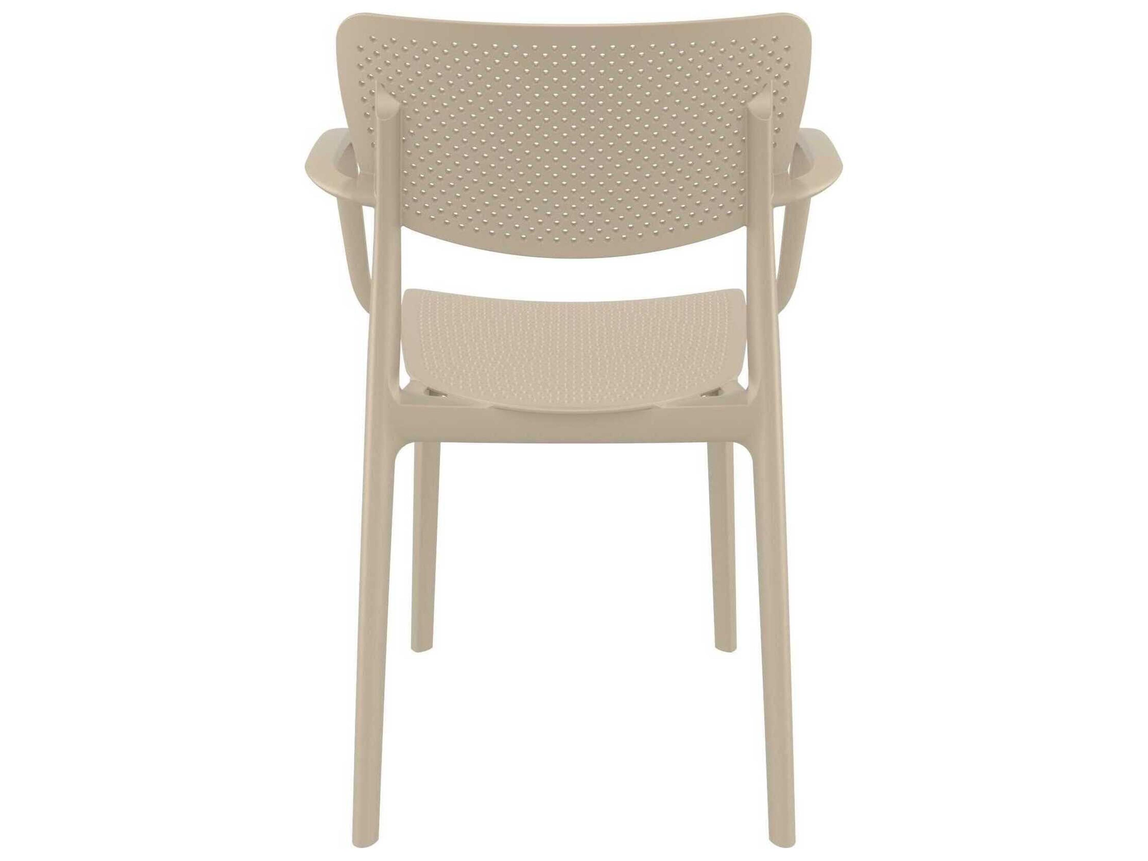 Compamia Loft Taupe Polypropylene Dining Chair
