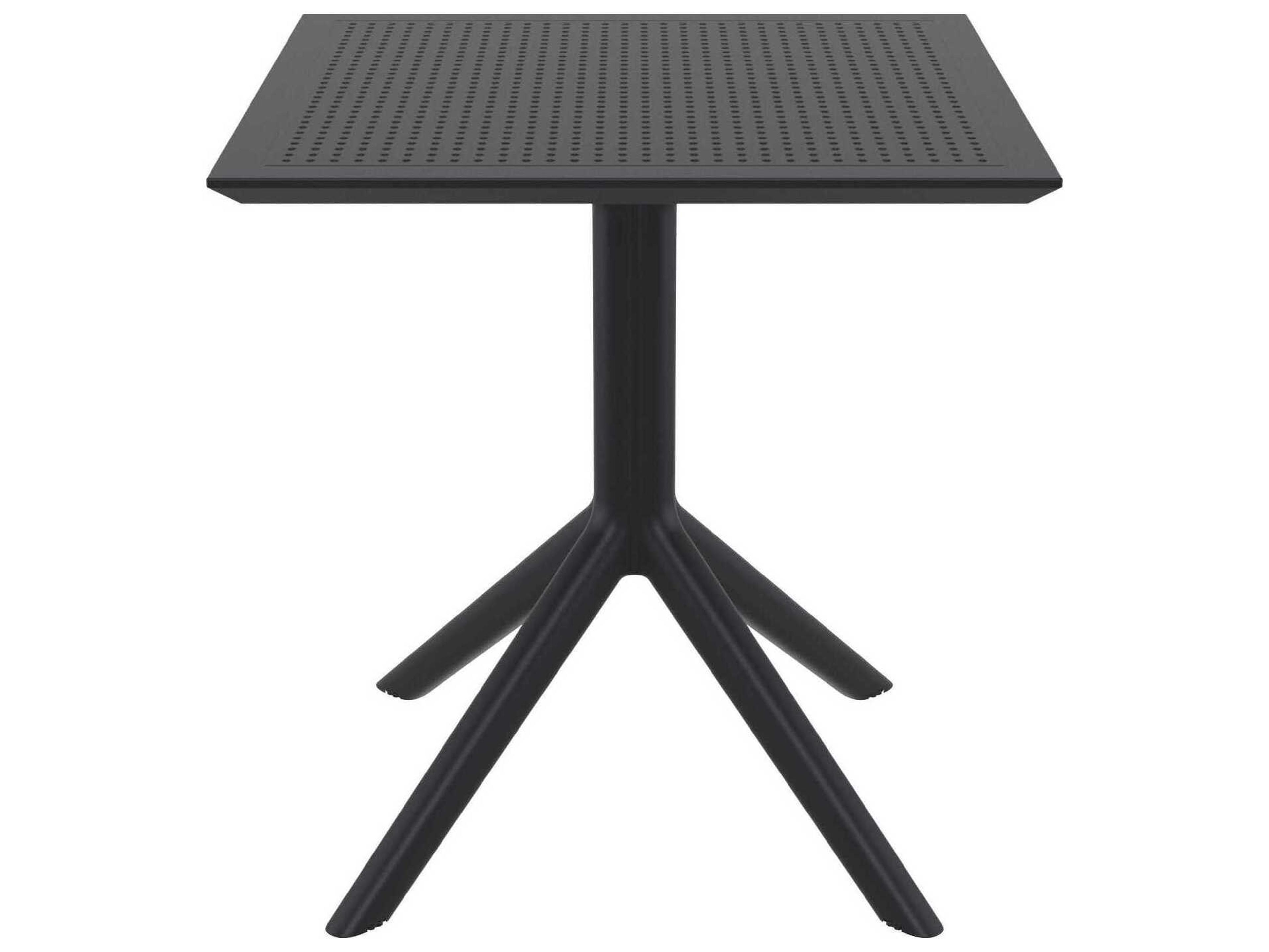 Compamia Lucy Black Polypropylene Dining Set