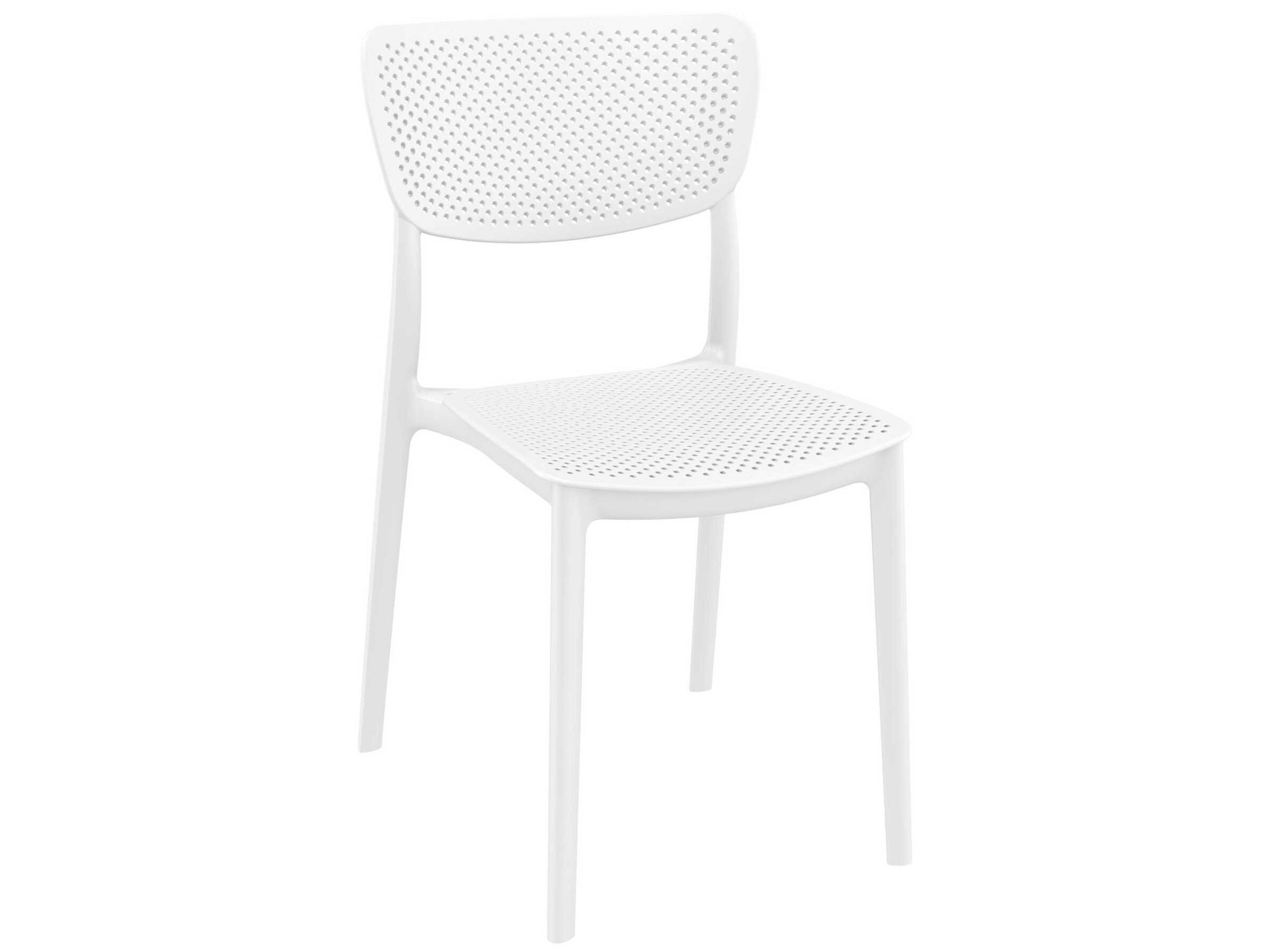 Compamia Lucy White Polypropylene Dining Set