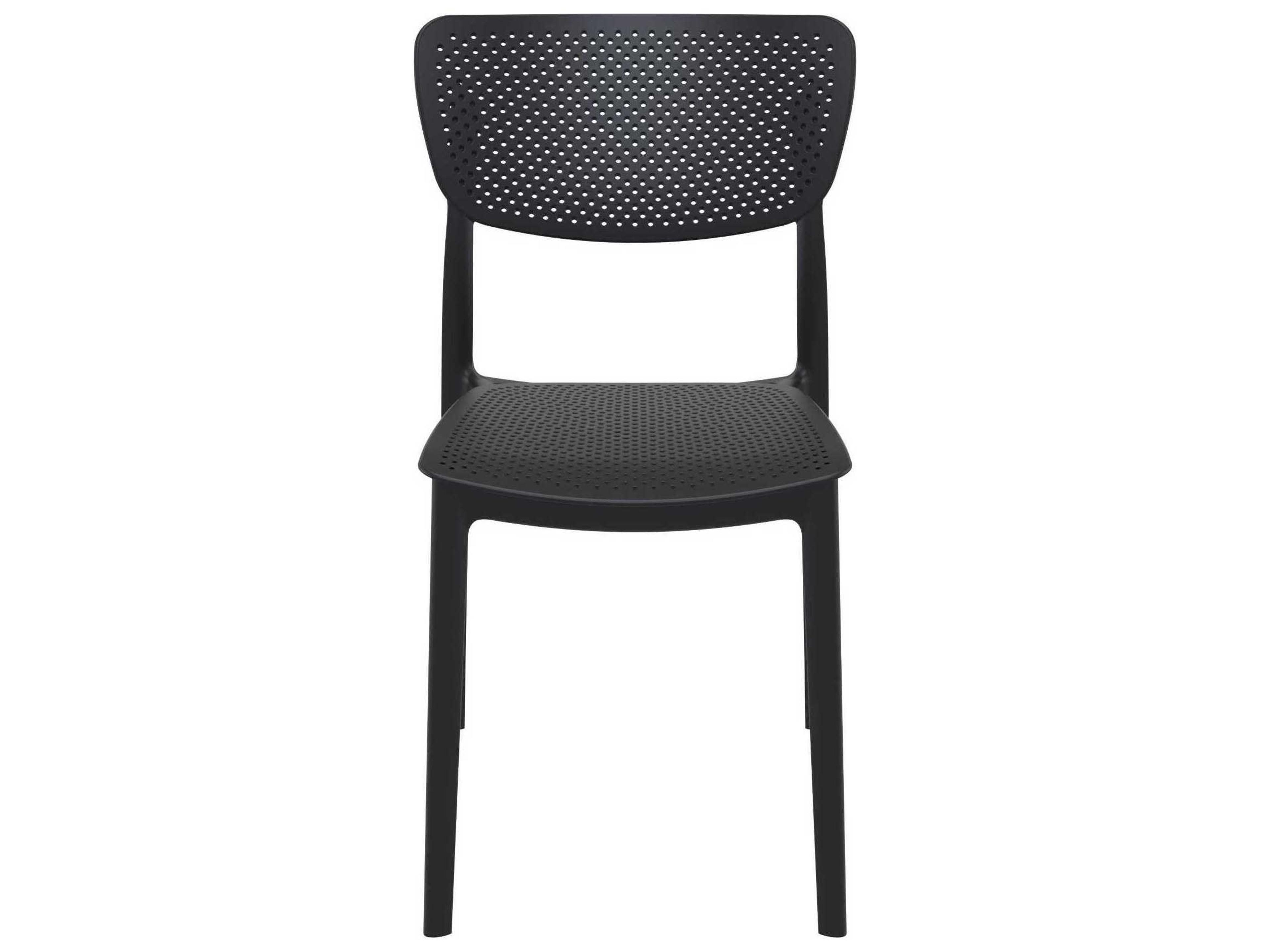 Compamia Lucy Black Polypropylene Dining Chair