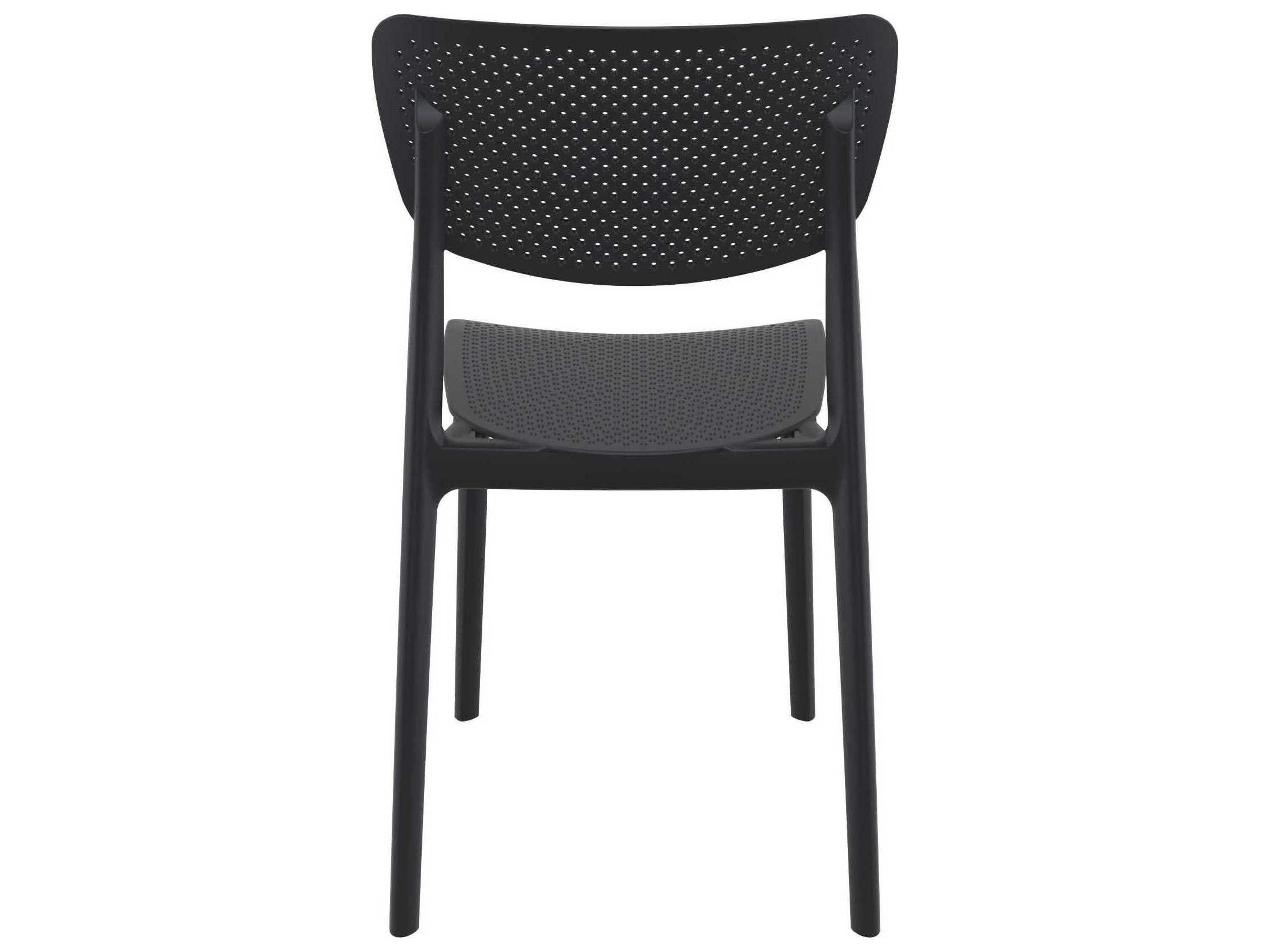 Compamia Lucy Black Polypropylene Dining Chair