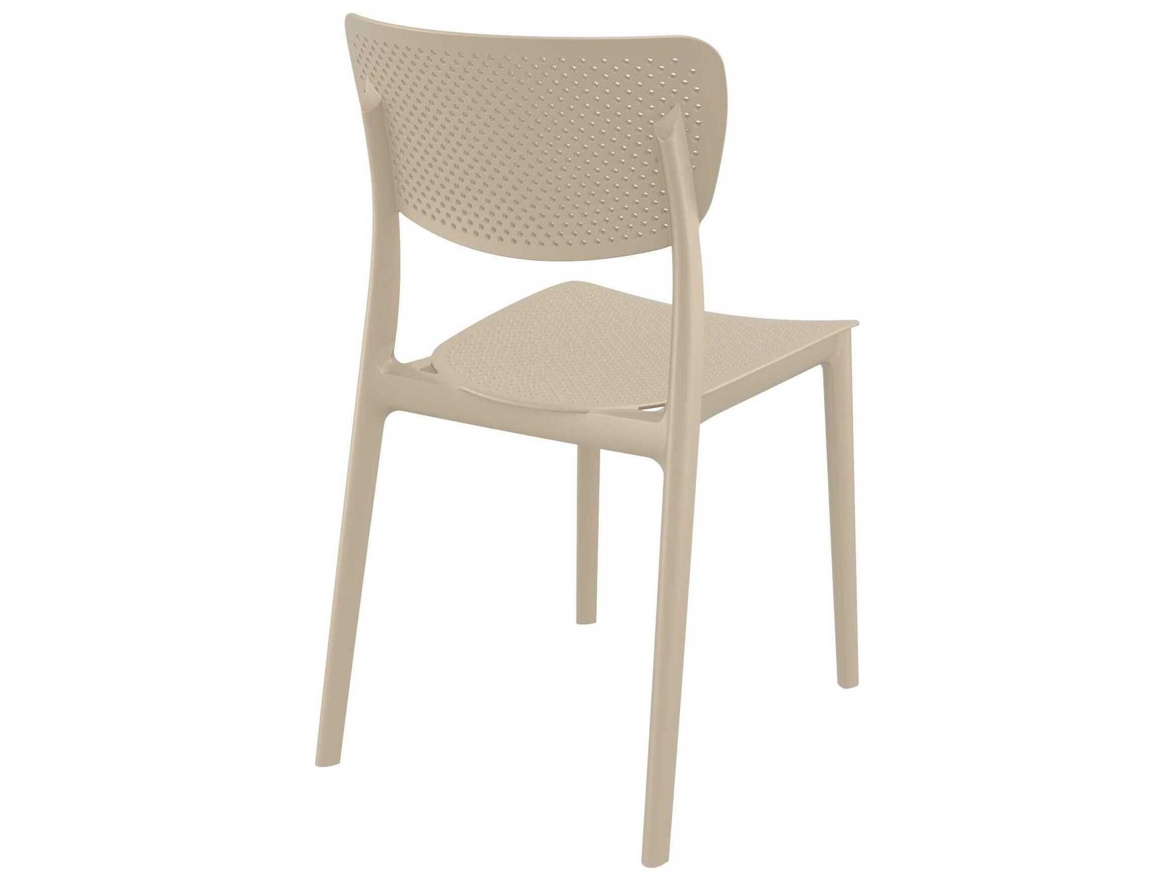 Compamia Lucy Taupe Polypropylene Dining Chair