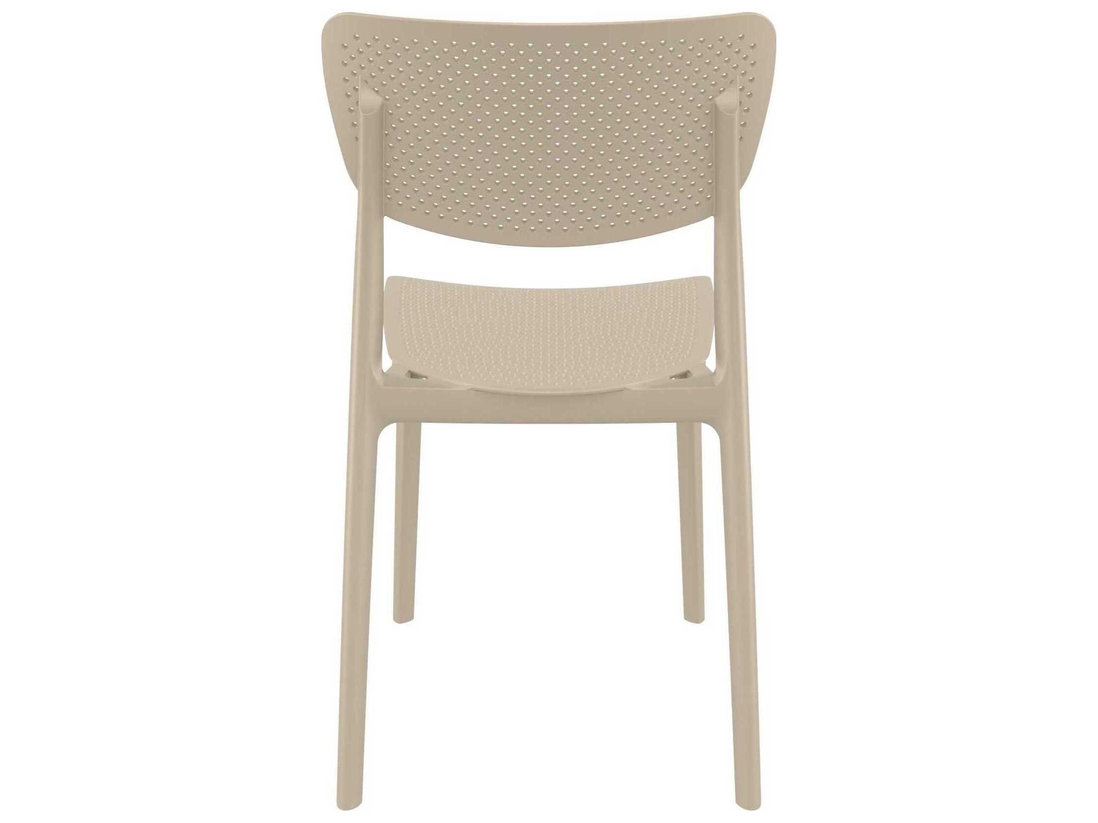 Compamia Lucy Taupe Polypropylene Dining Chair
