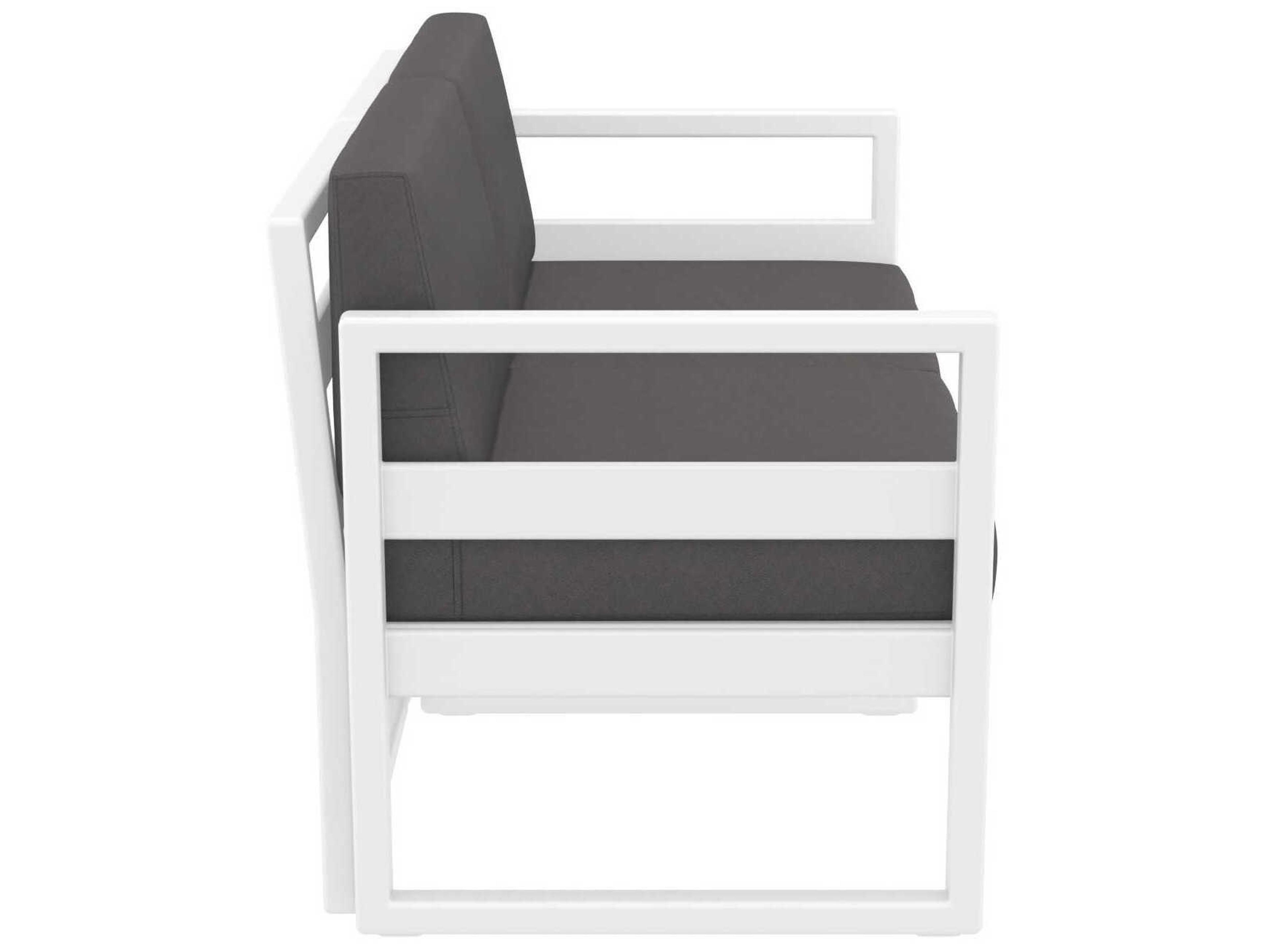 Compamia Mykonos White Resin Cushion Loveseat