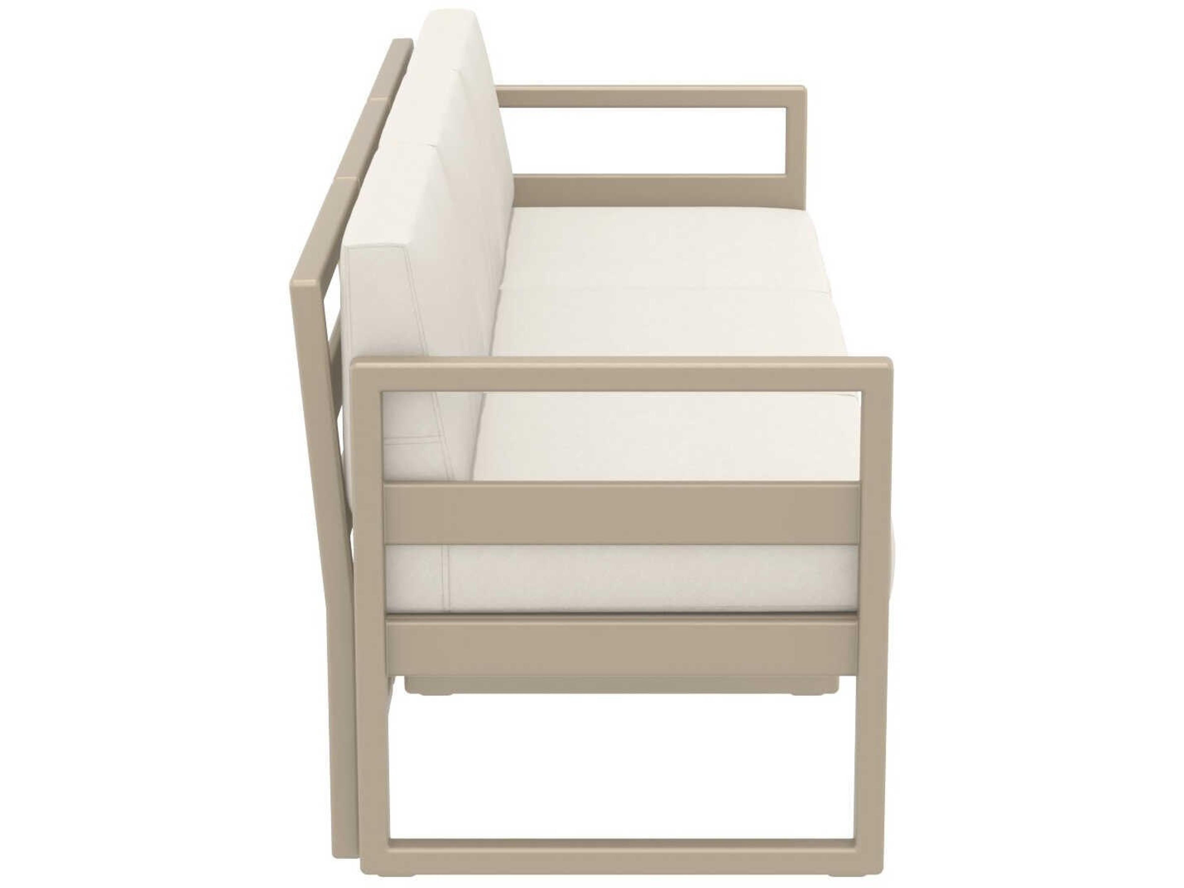 Compamia Mykonos Taupe Resin Cushion Sofa