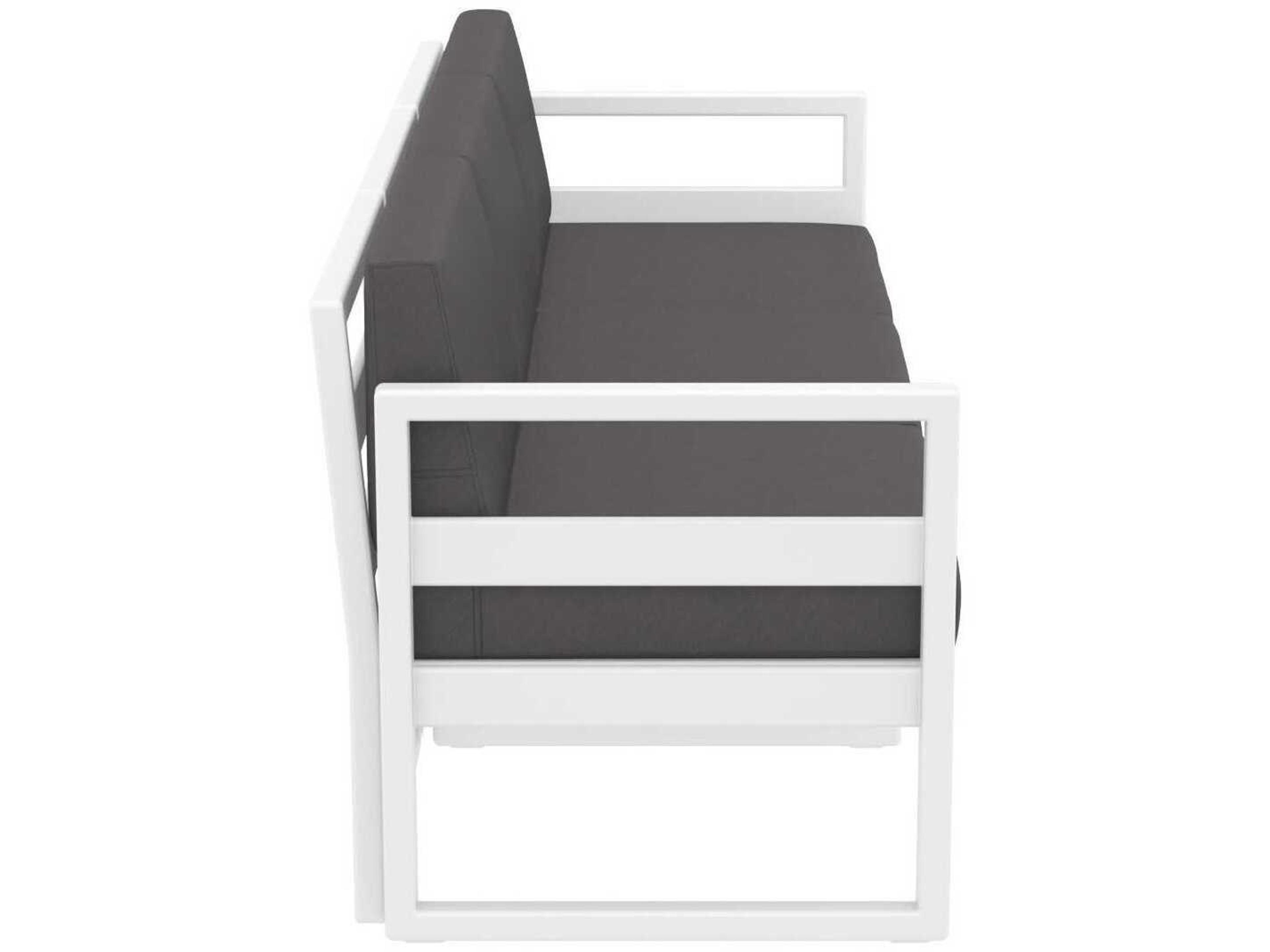 Compamia Mykonos White Resin Cushion Sofa