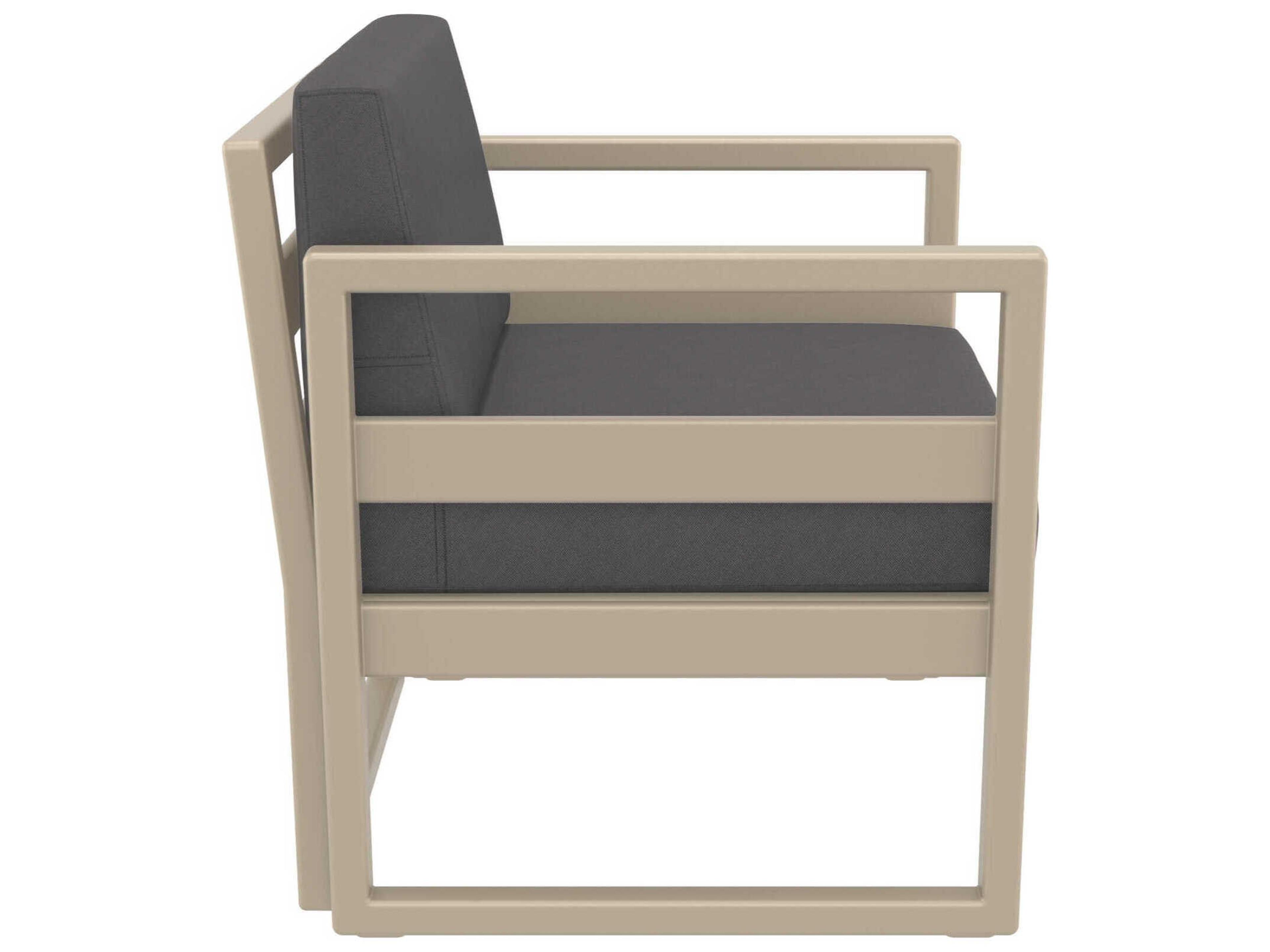 Compamia Mykonos Taupe Resin Cushion Lounge Set