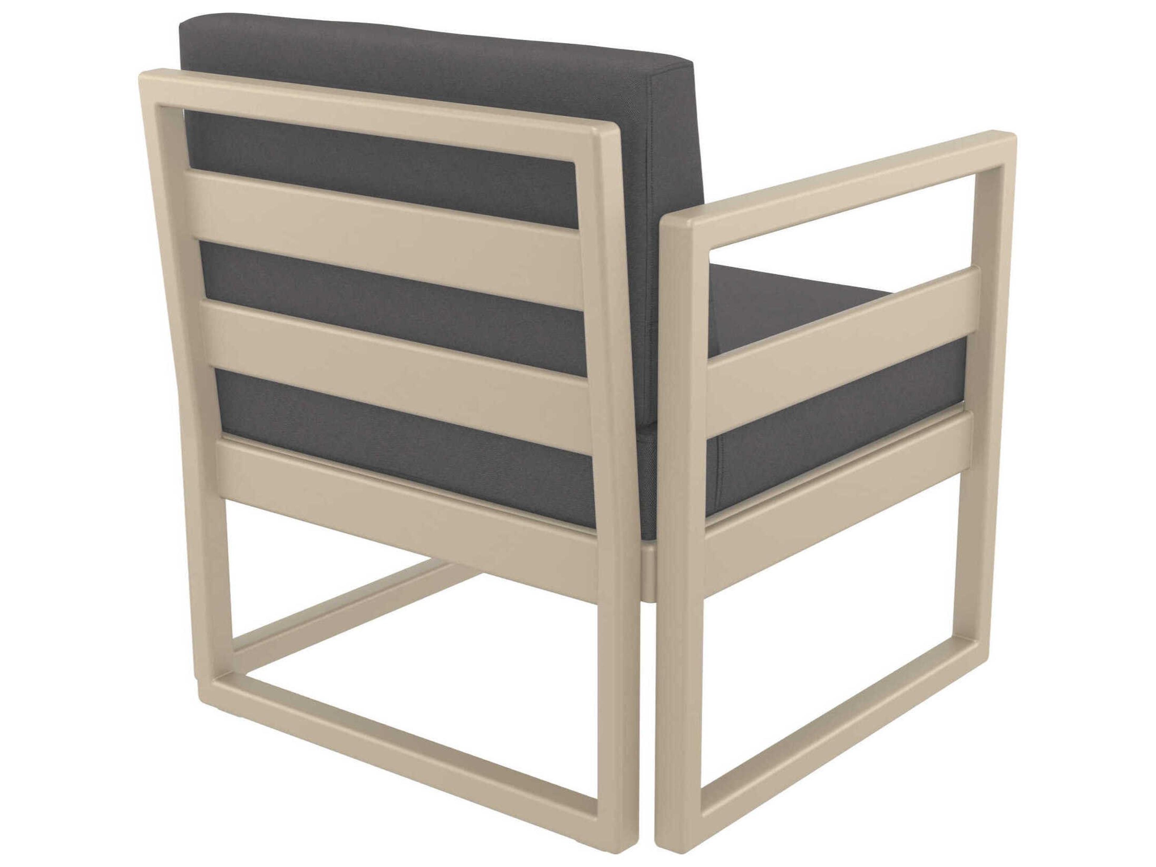 Compamia Mykonos Taupe Resin Cushion Lounge Set