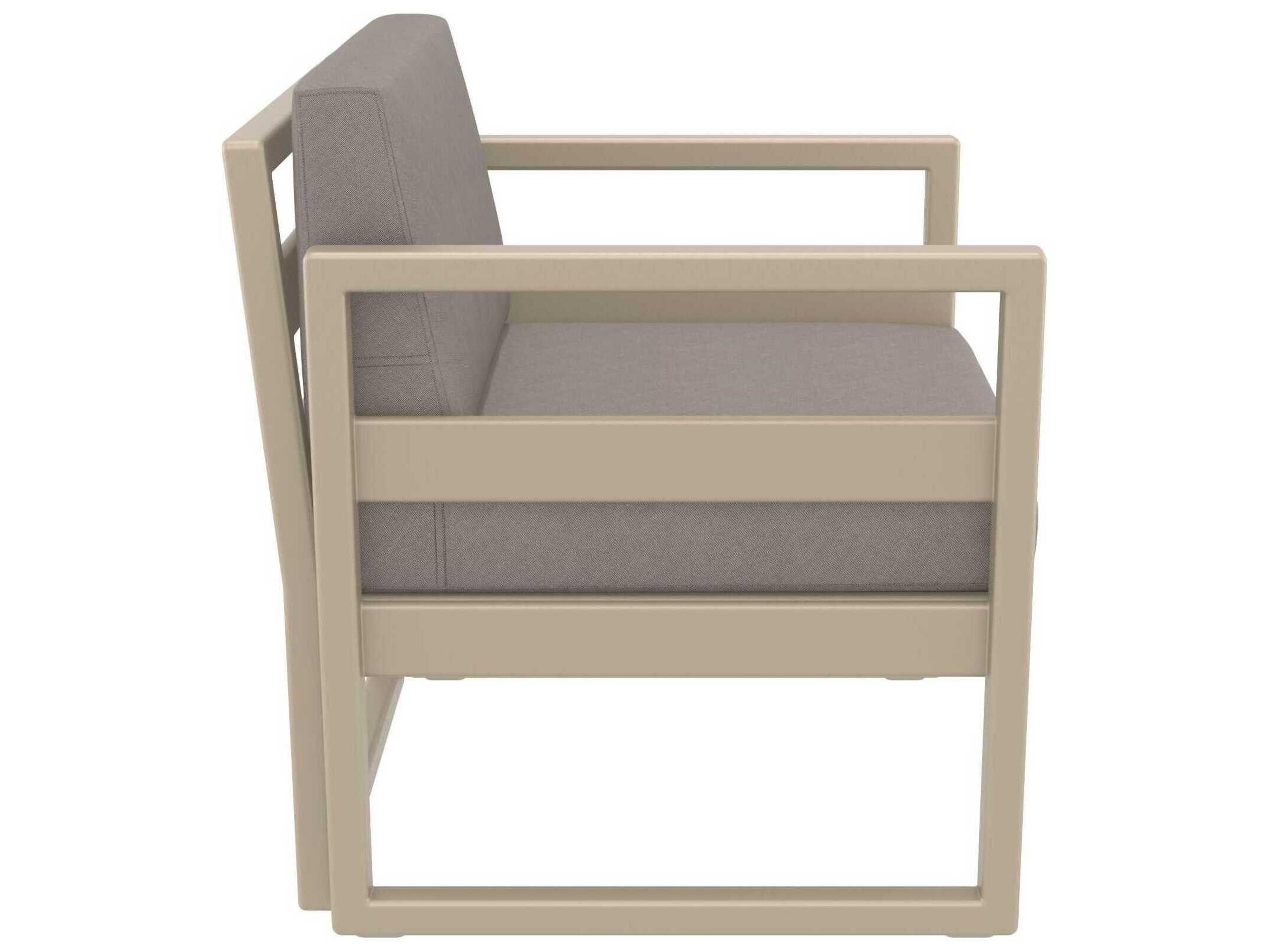 Compamia Mykonos Taupe Resin Cushion Lounge Set