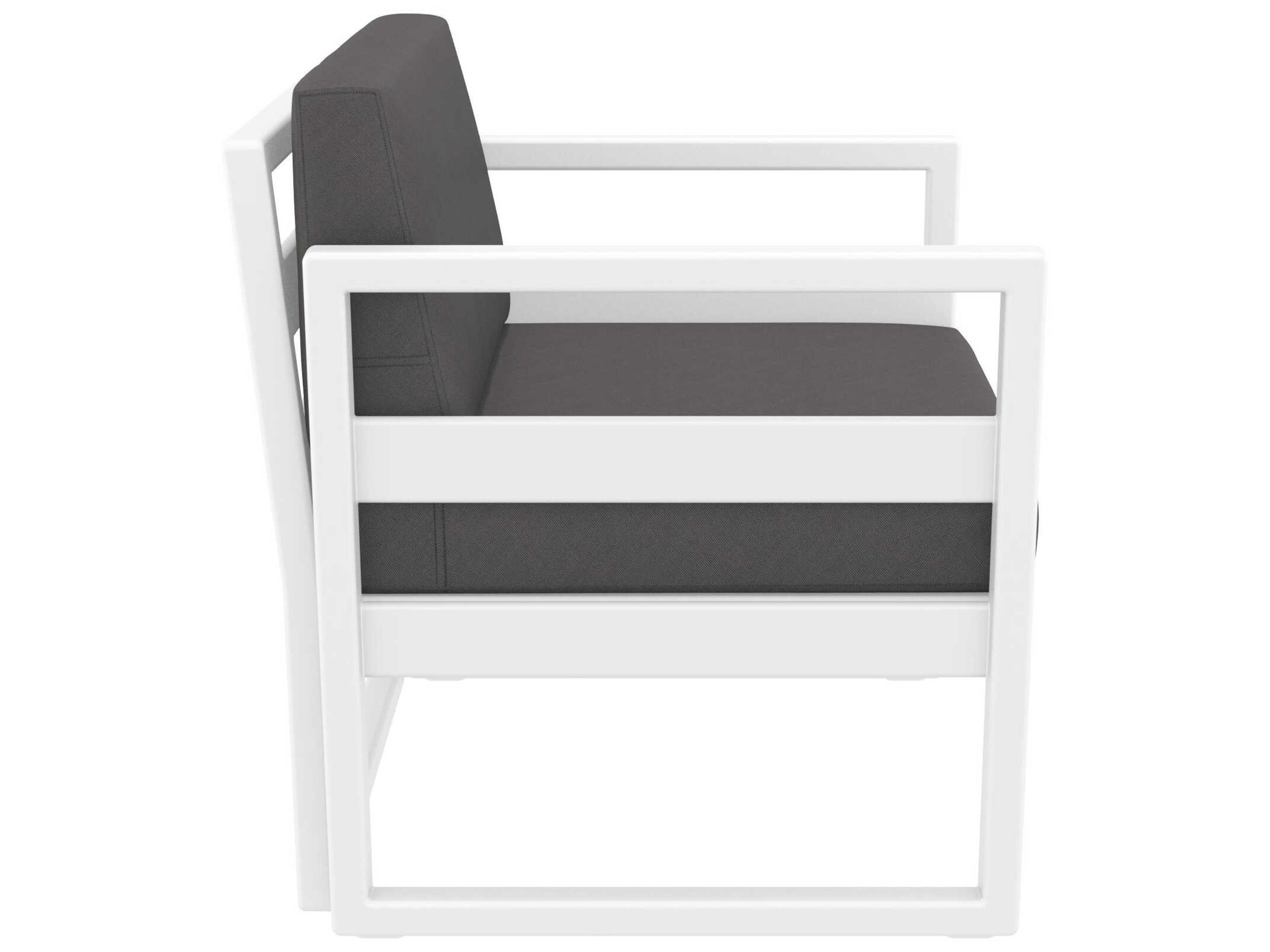 Compamia Mykonos White Resin Cushion Lounge Set