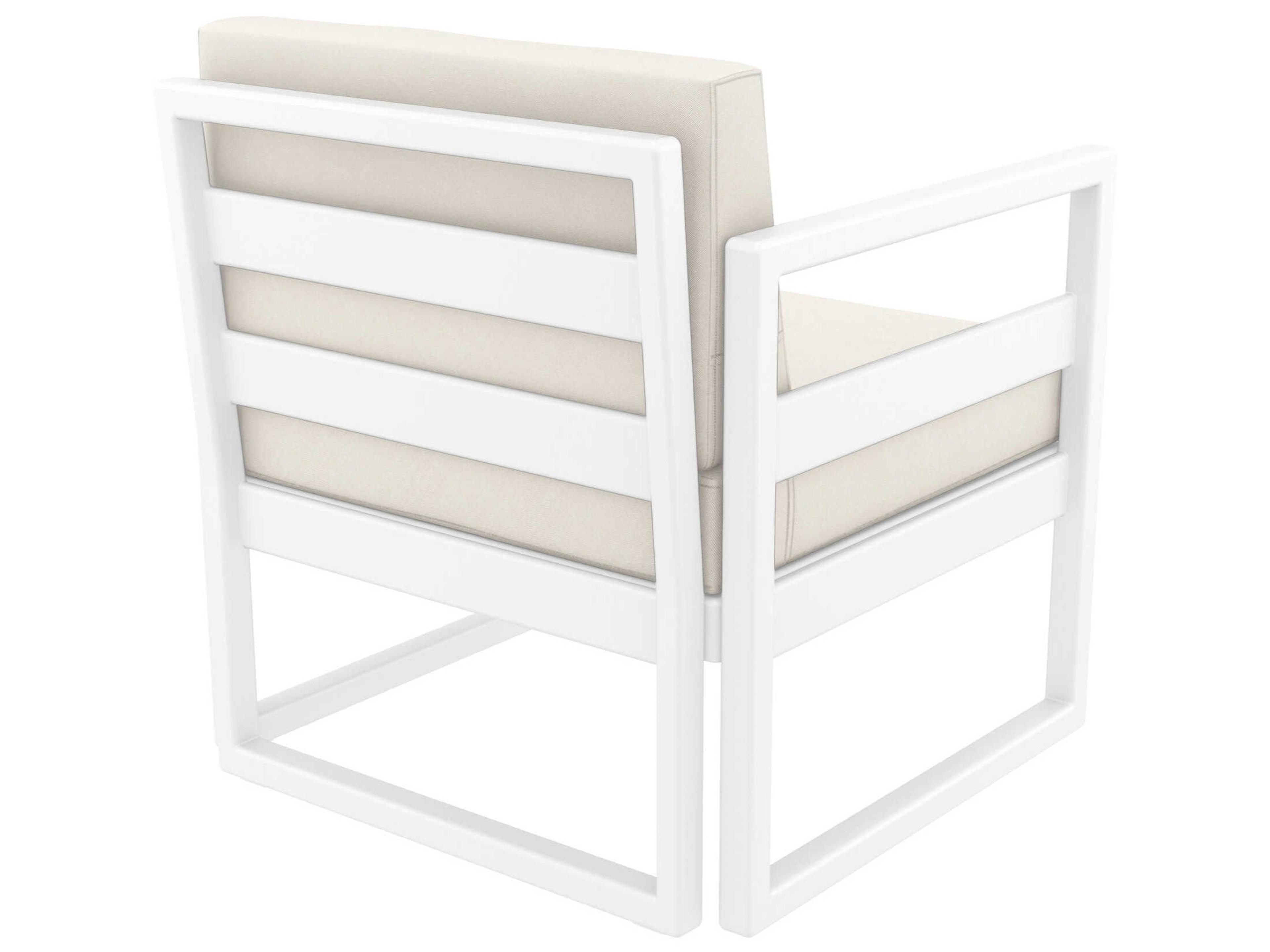 Compamia Mykonos White Resin Cushion Lounge Set