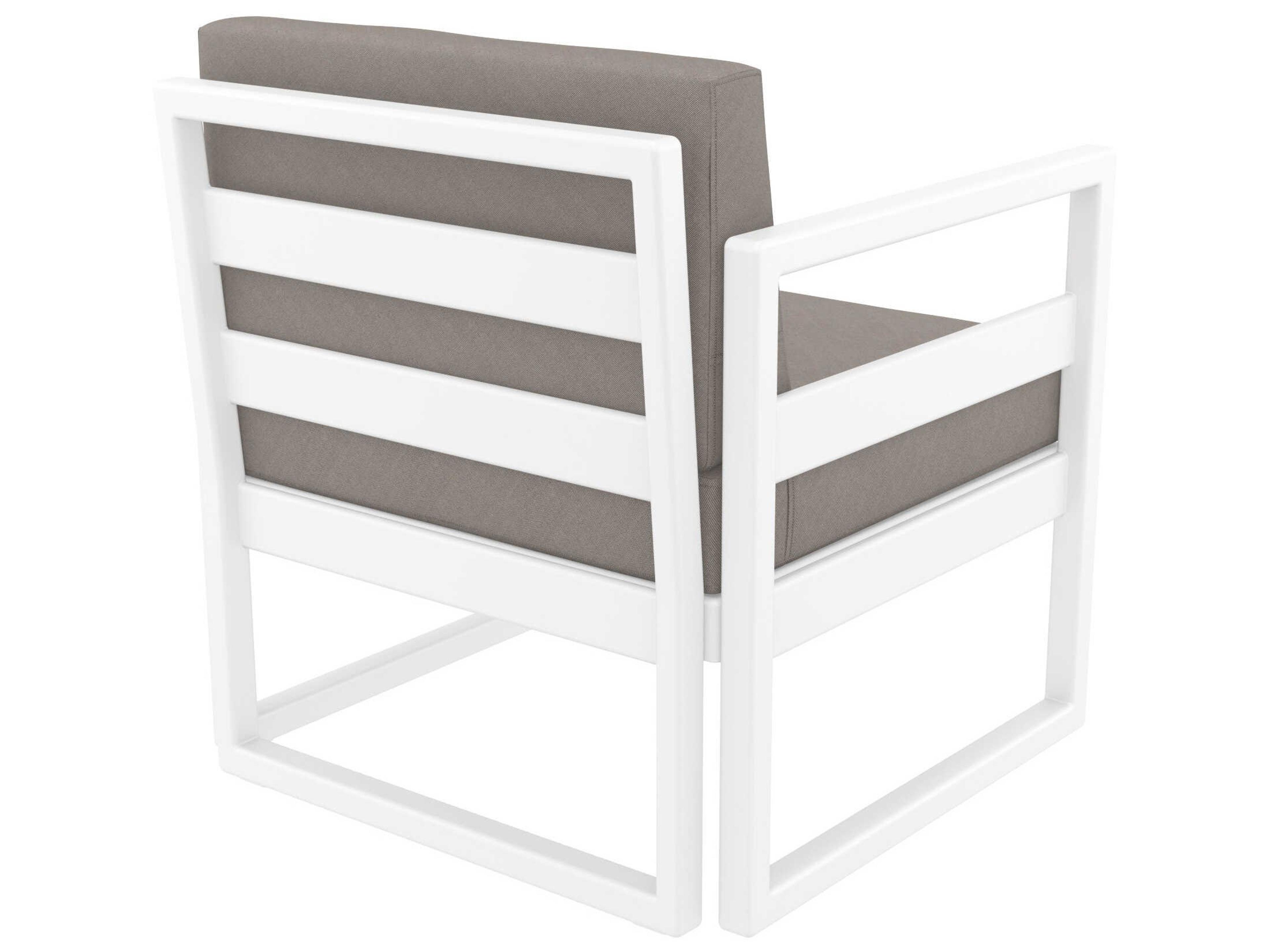 Compamia Mykonos White Resin Cushion Lounge Set