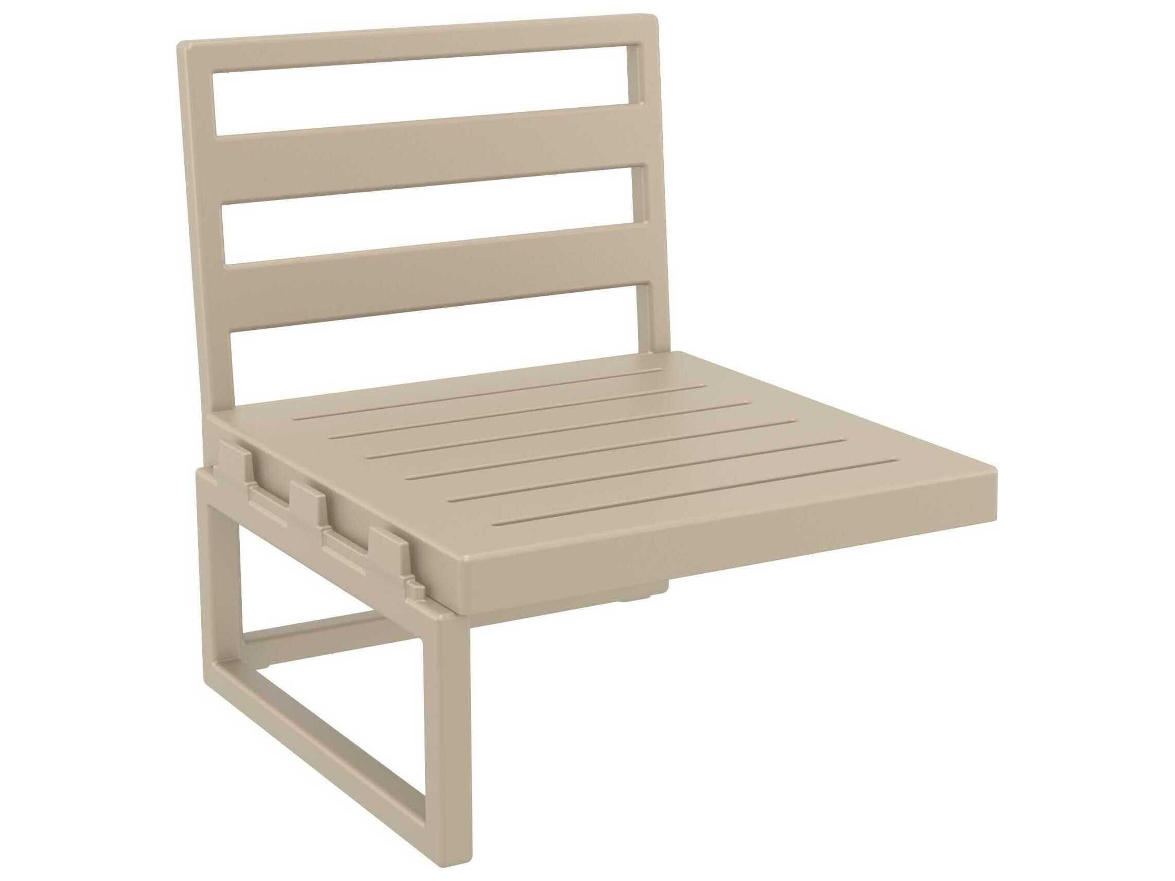 Compamia Mykonos Taupe Resin Cushion Lounge Chair