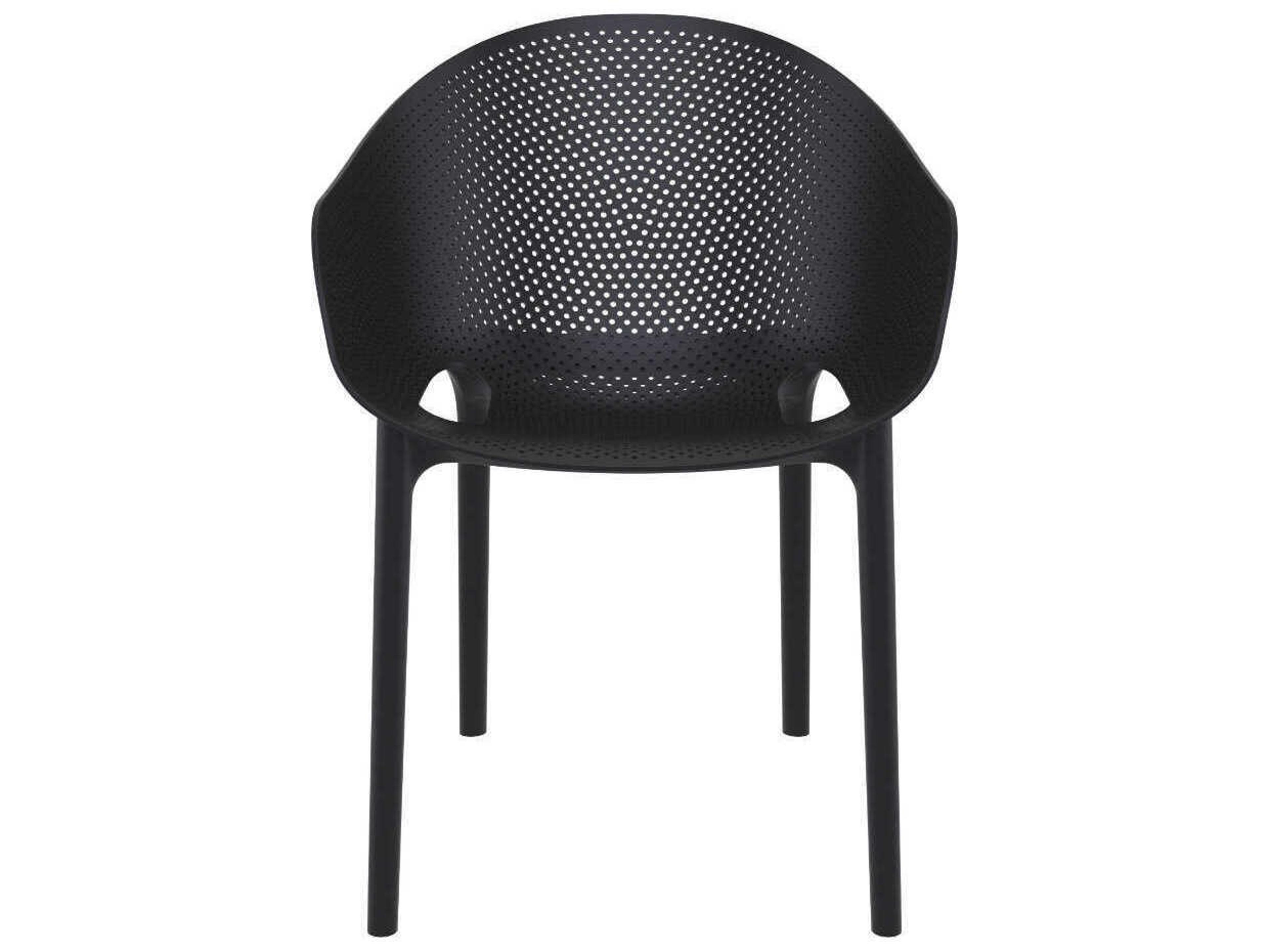 Compamia Sky Black Resin Dining Chair