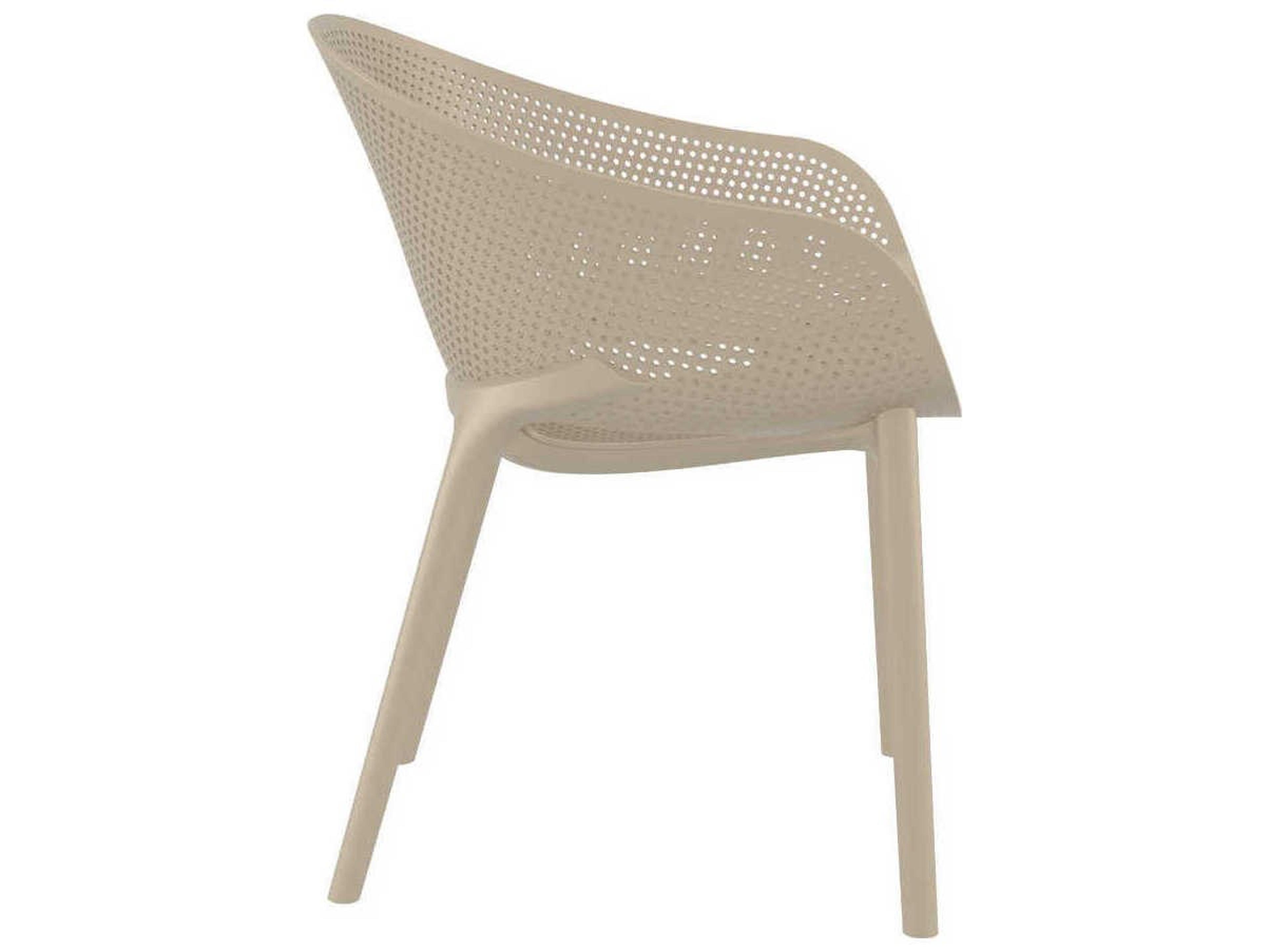 Compamia Sky Taupe Resin Dining Chair