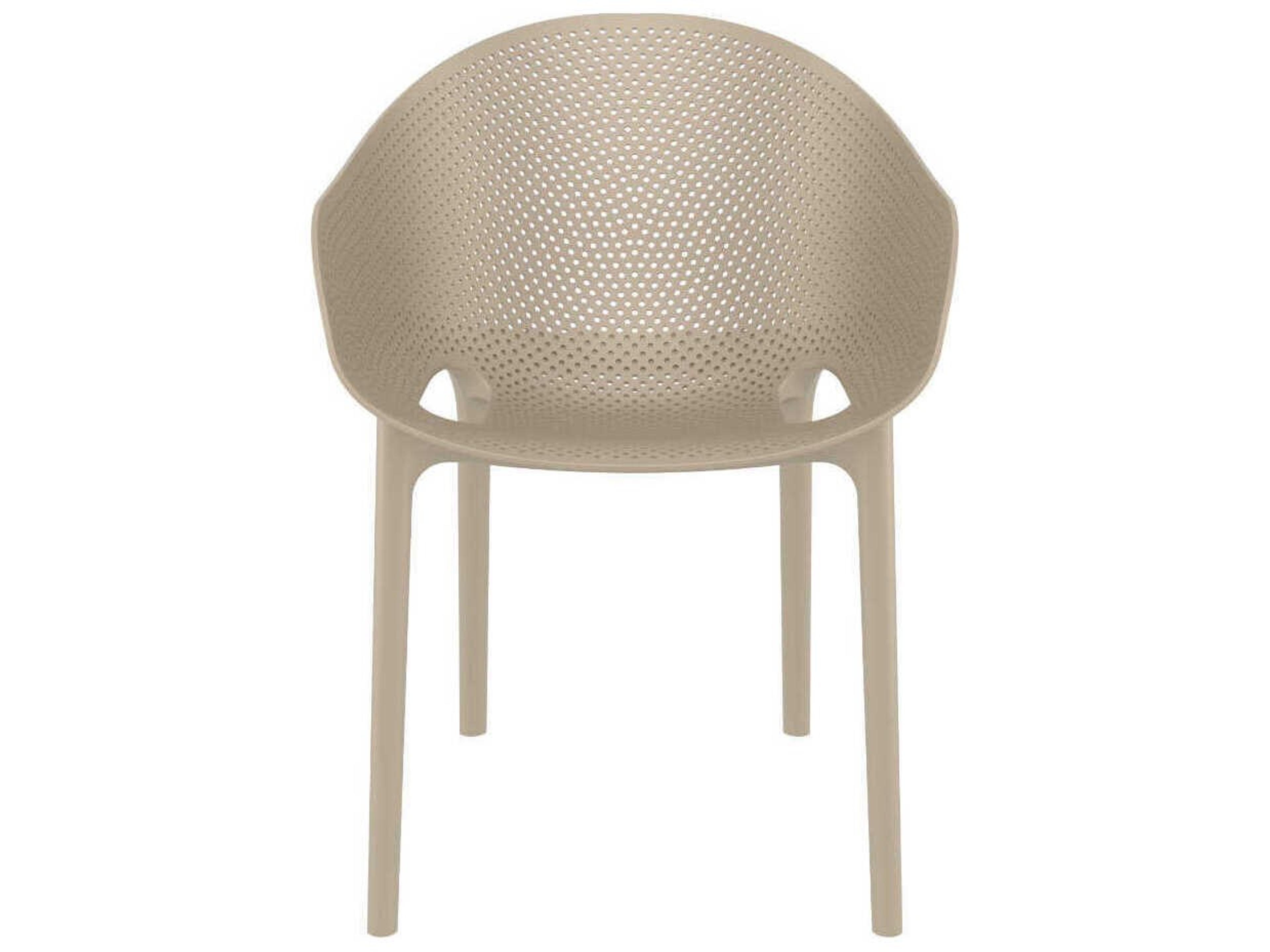 Compamia Sky Taupe Resin Dining Chair
