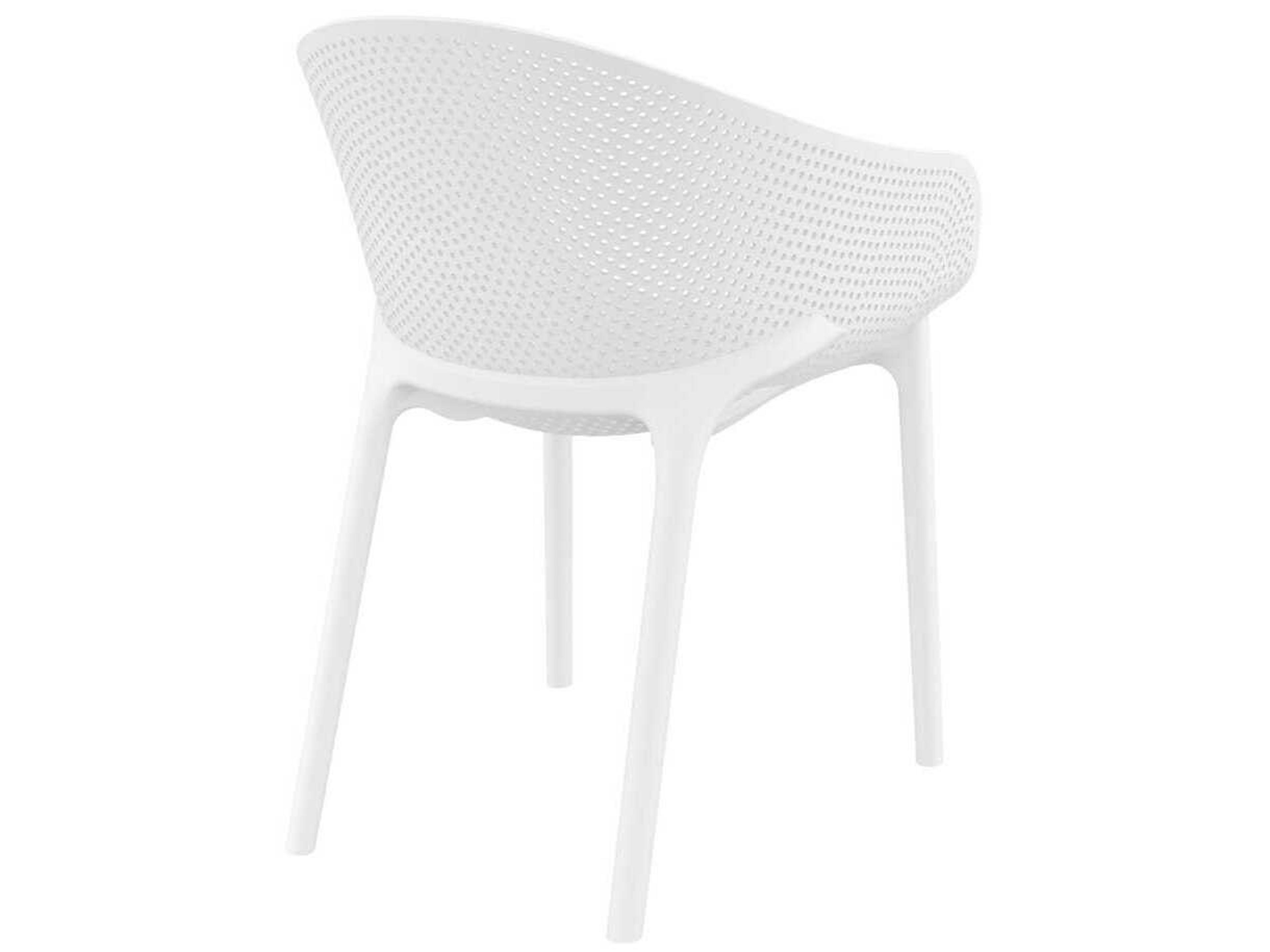 Compamia Sky White Resin Dining Chair