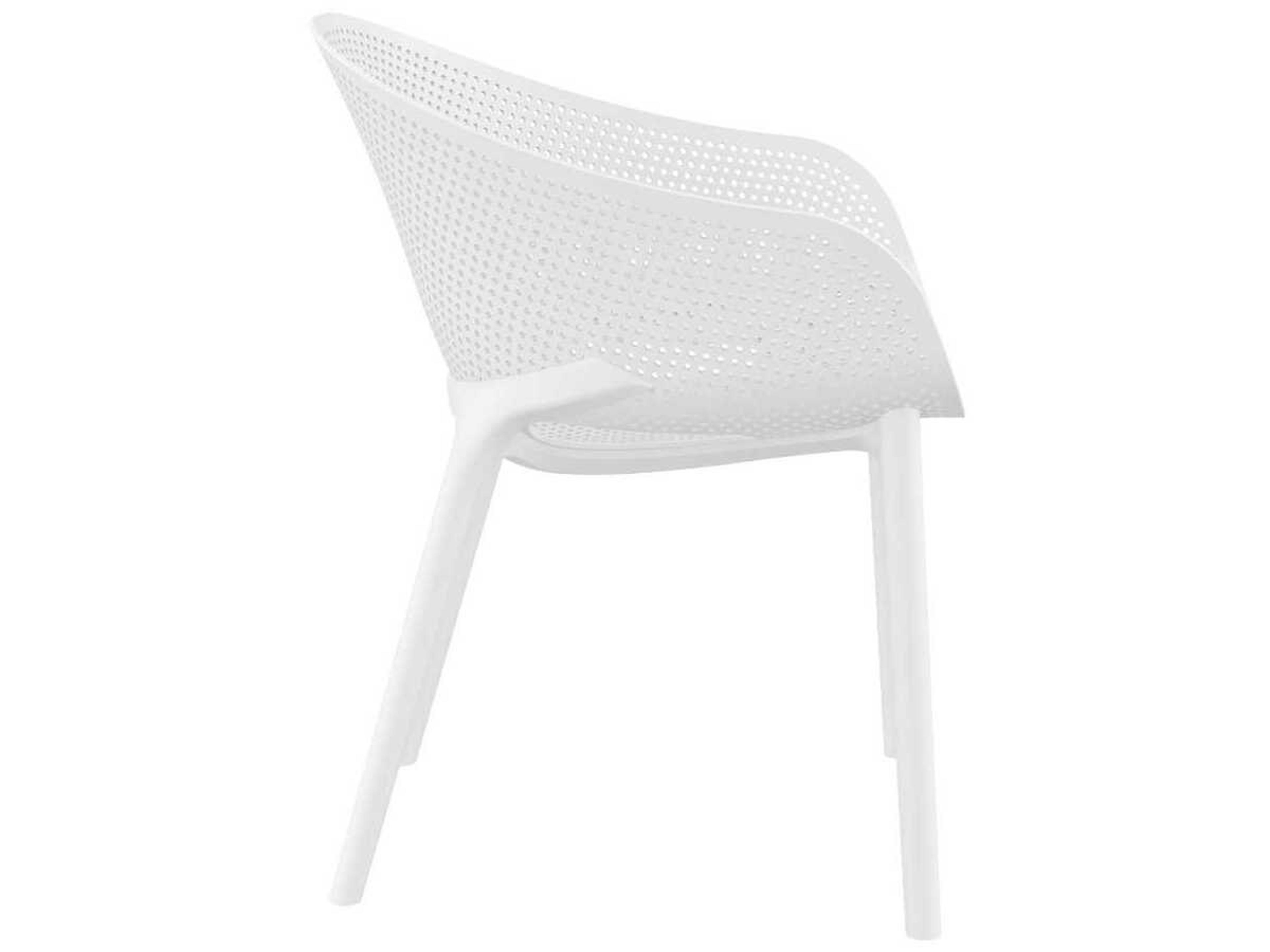 Compamia Sky White Resin Dining Chair