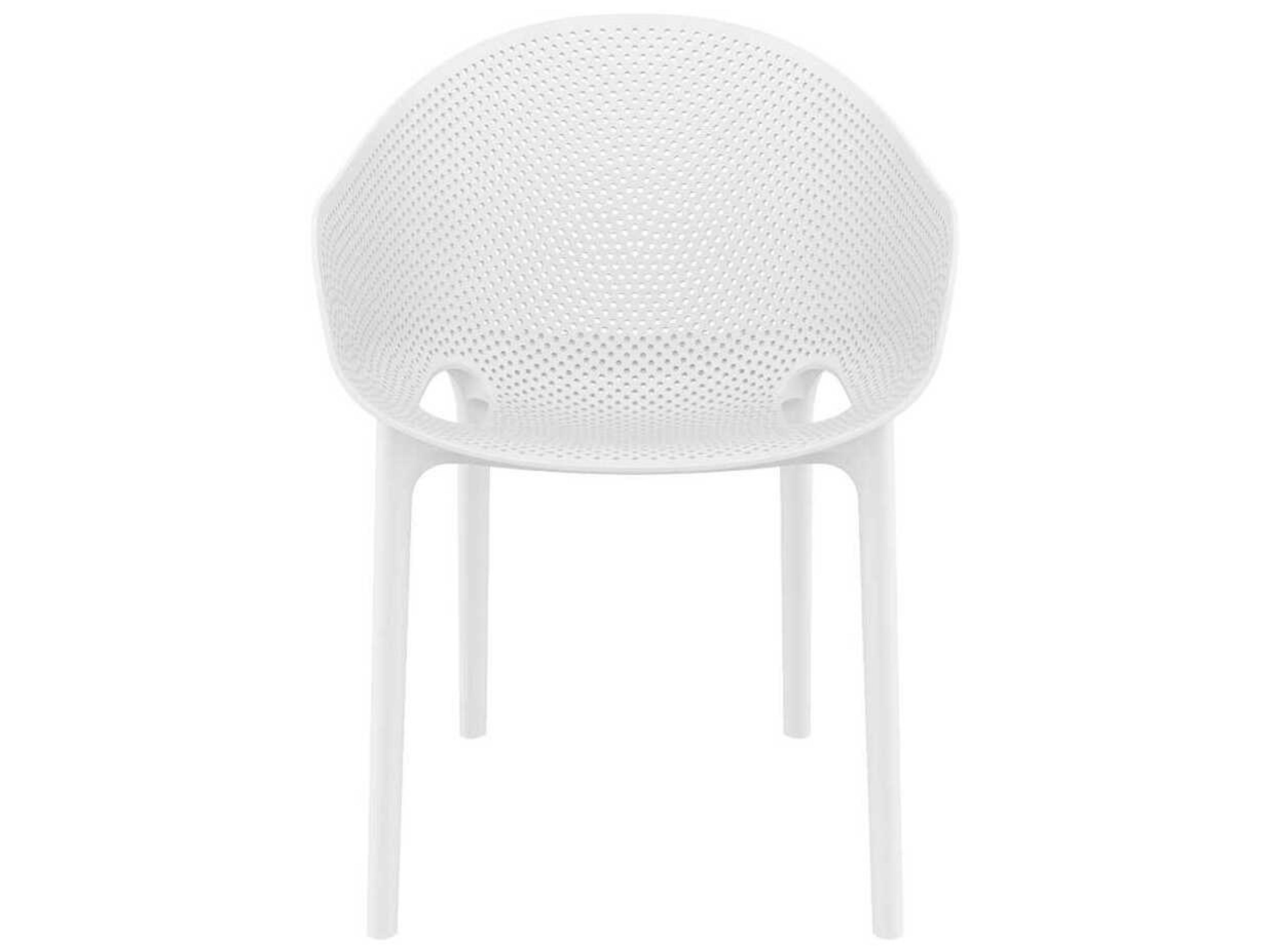 Compamia Sky White Resin Dining Chair