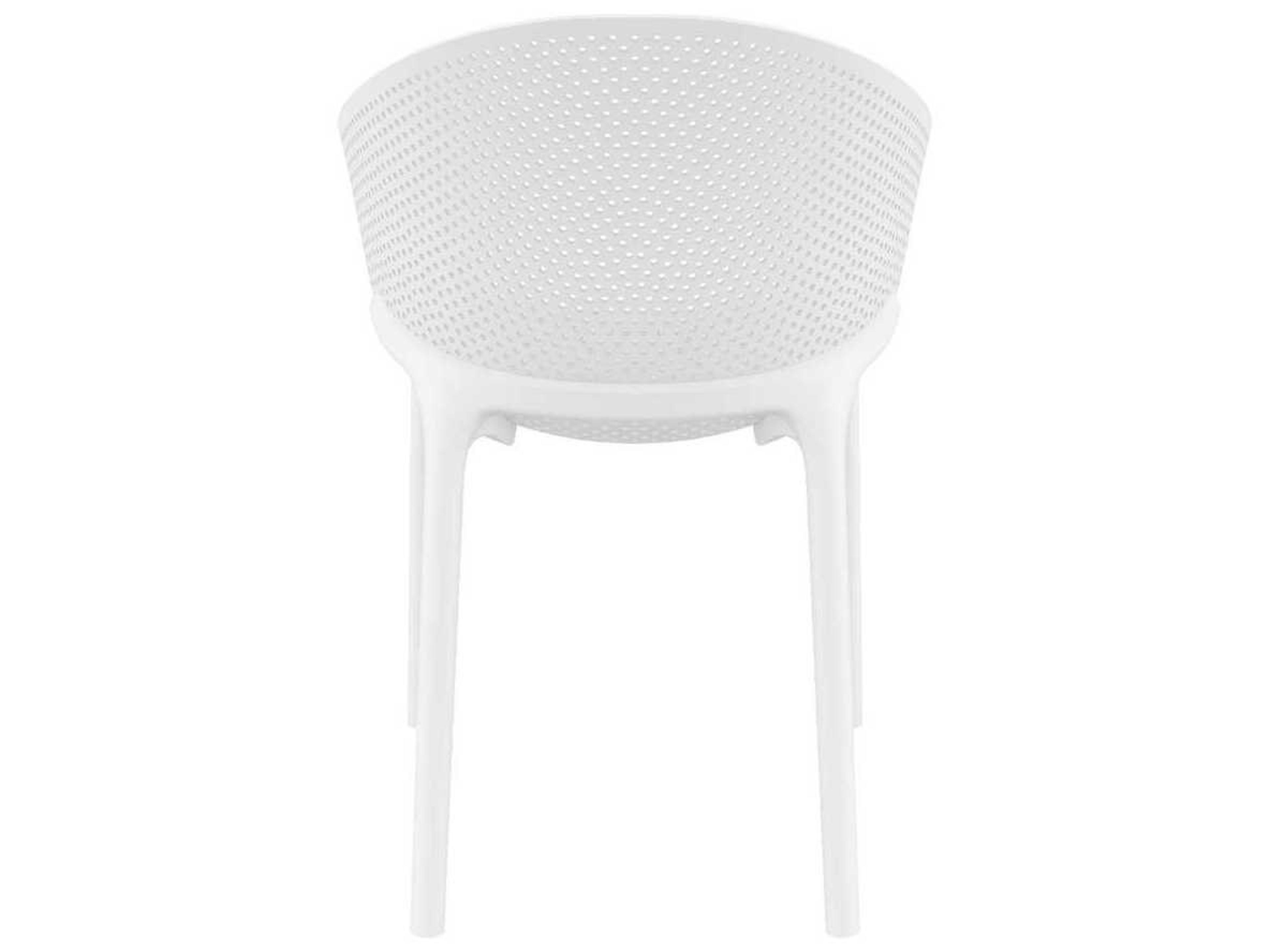 Compamia Sky White Resin Dining Chair
