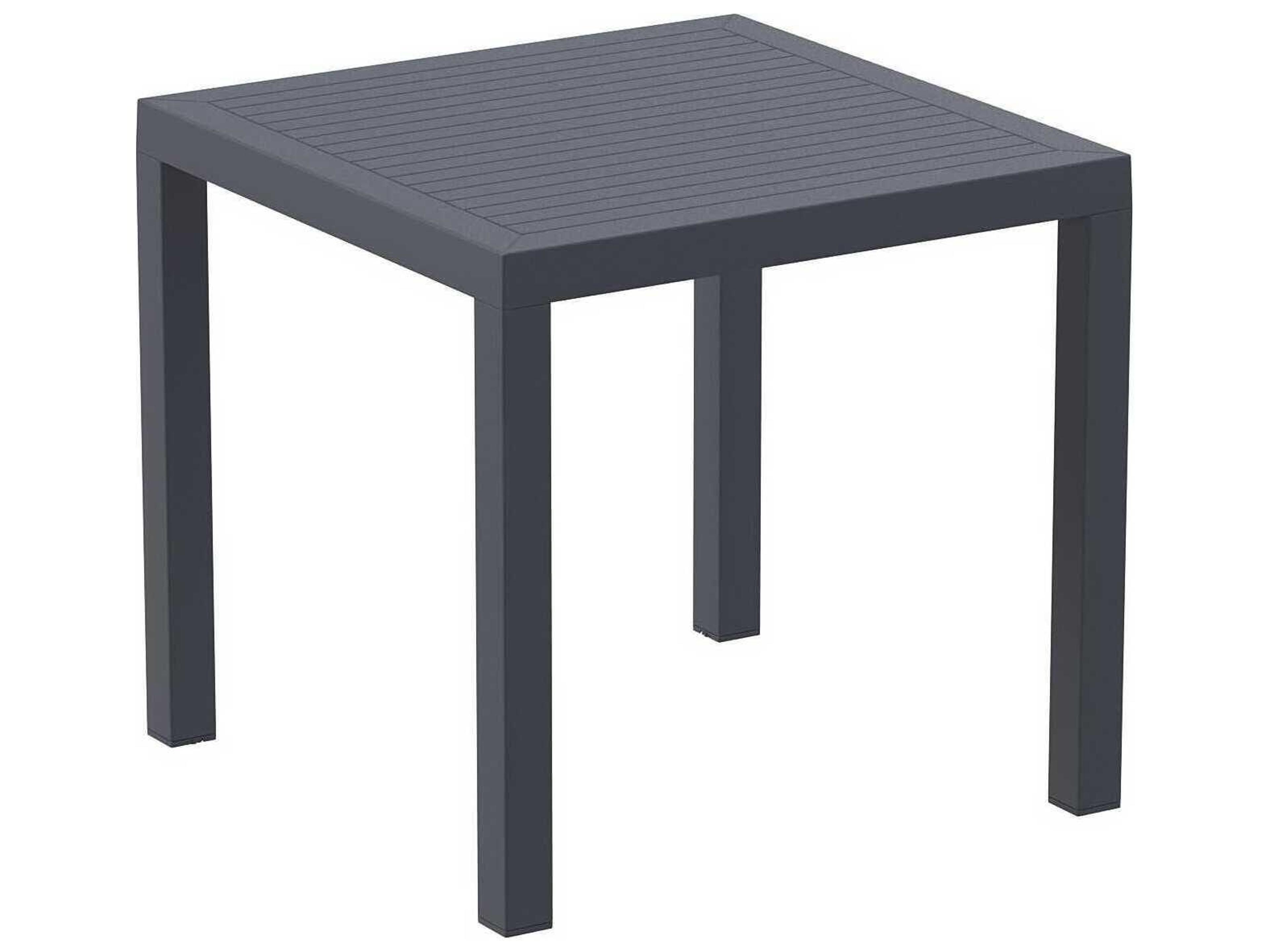 Compamia Artemis Dark Gray Polypropylene Dining Set