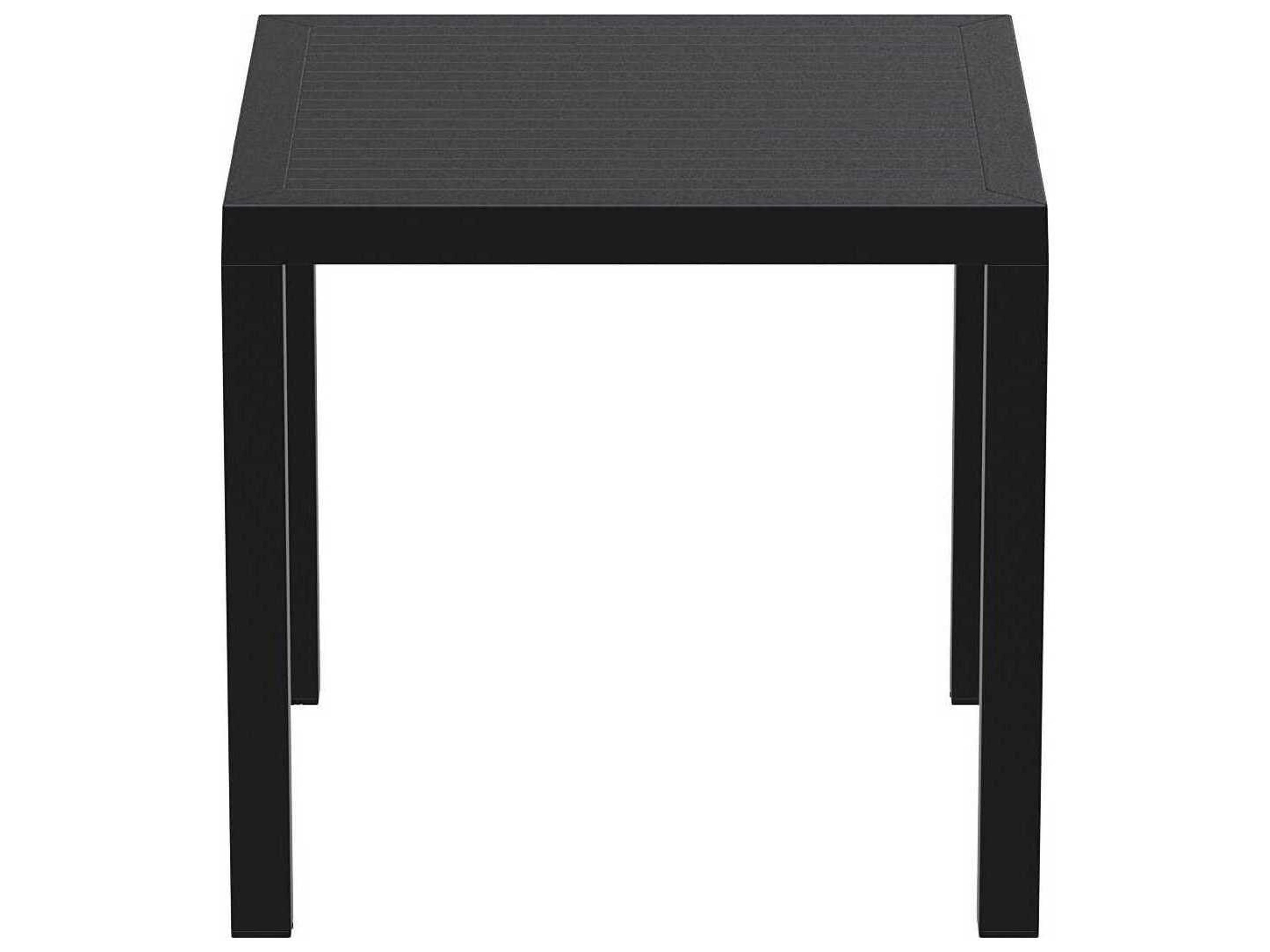 Compamia Ares Black Polypropylene Square Dining Table