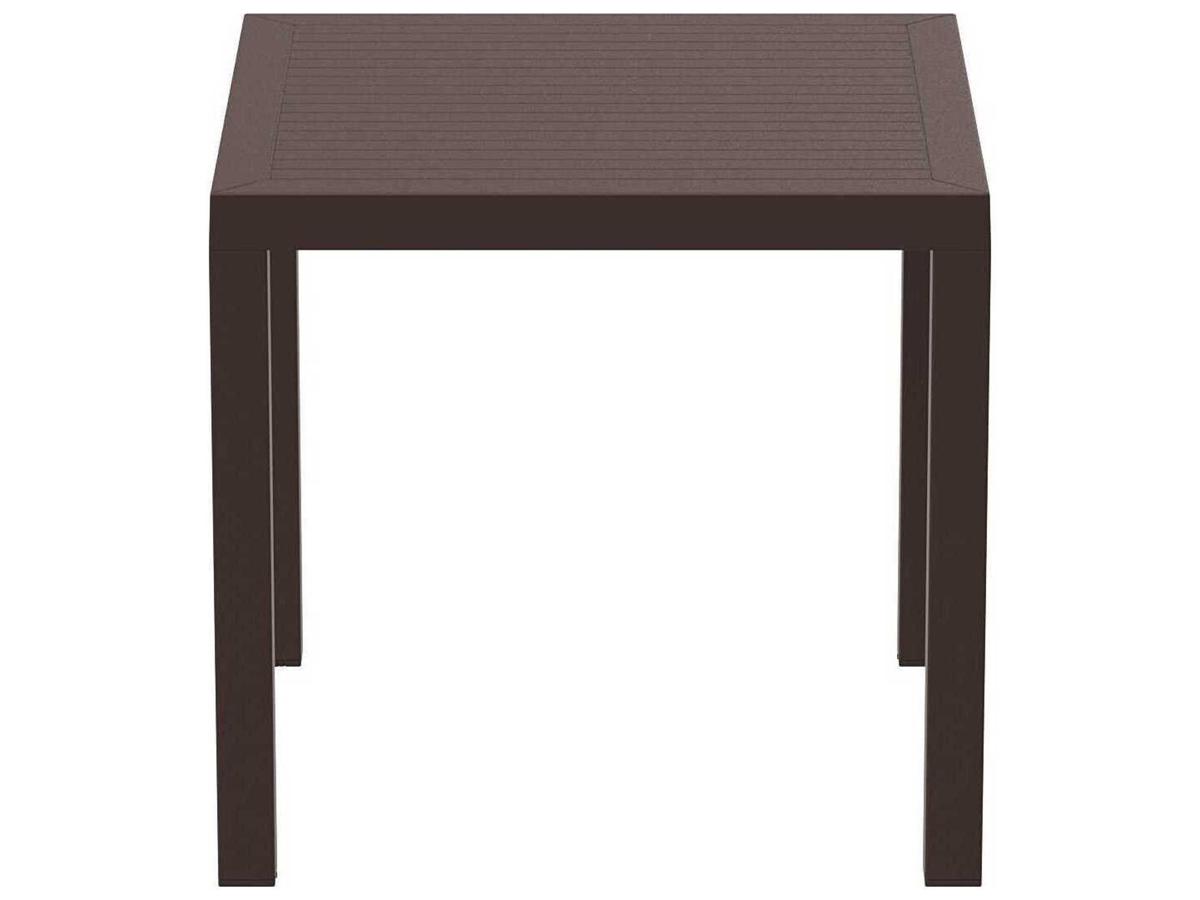 Compamia Ares Brown Polypropylene Square Dining Table