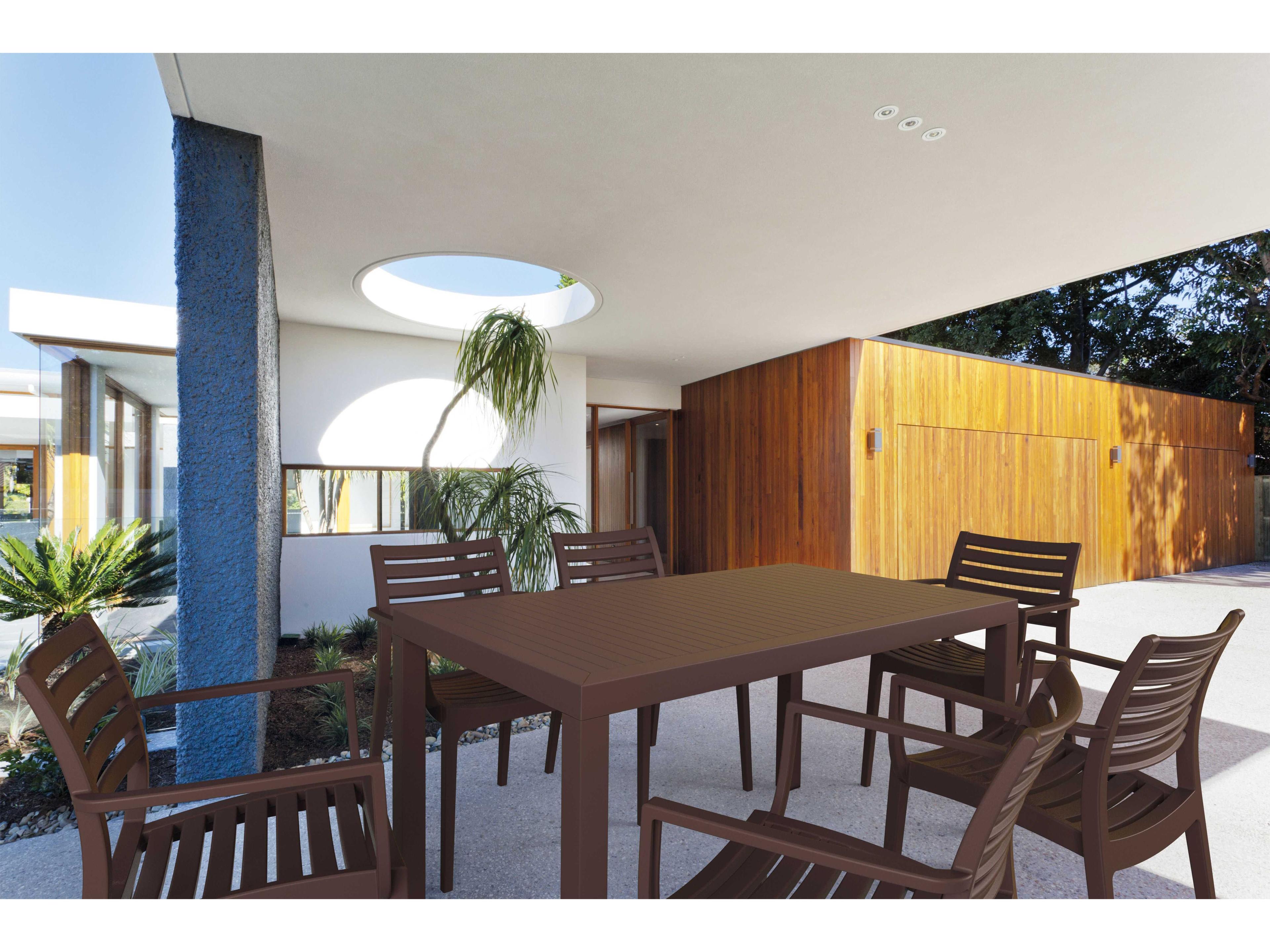 Compamia Artemis Brown Polypropylene Dining Set