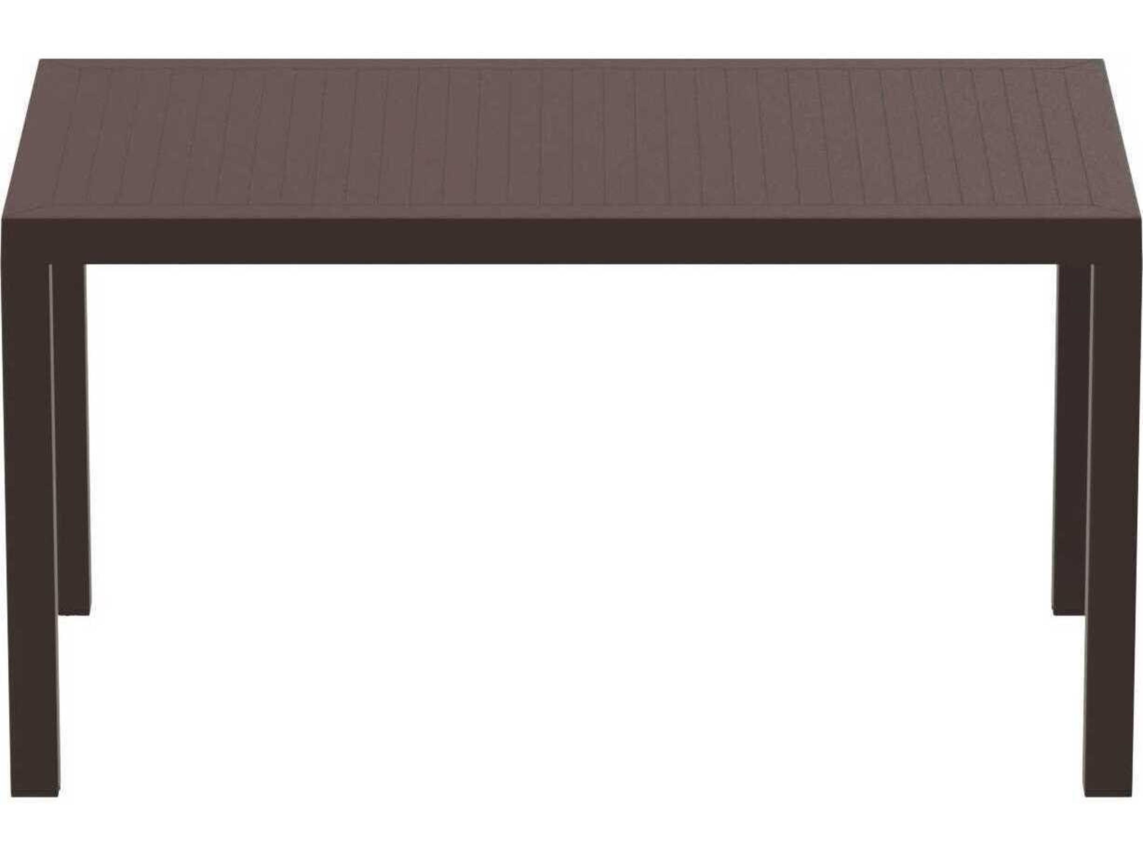 Compamia Ares Brown Polypropylene Rectangular Dining Table