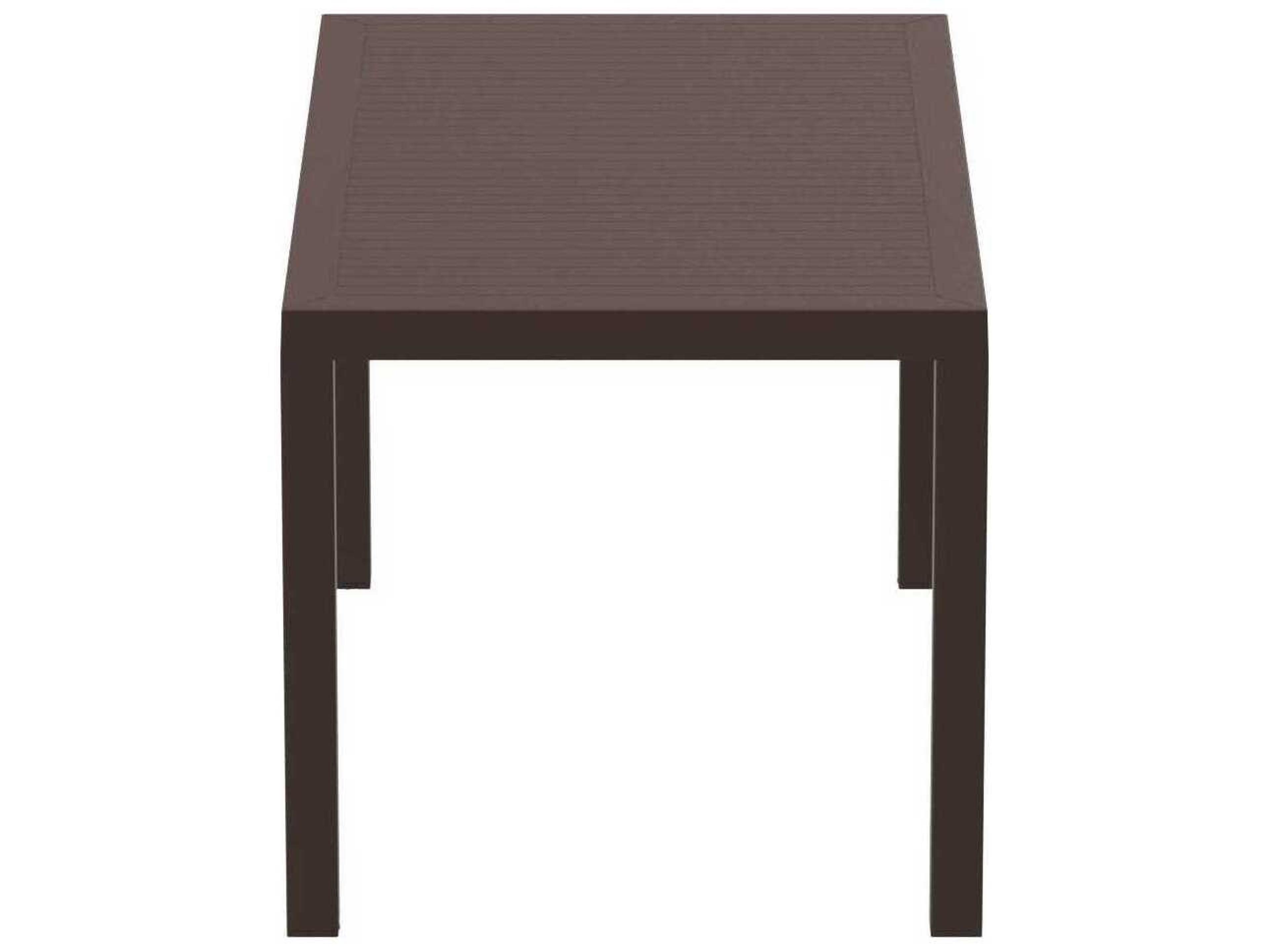 Compamia Ares Brown Polypropylene Rectangular Dining Table