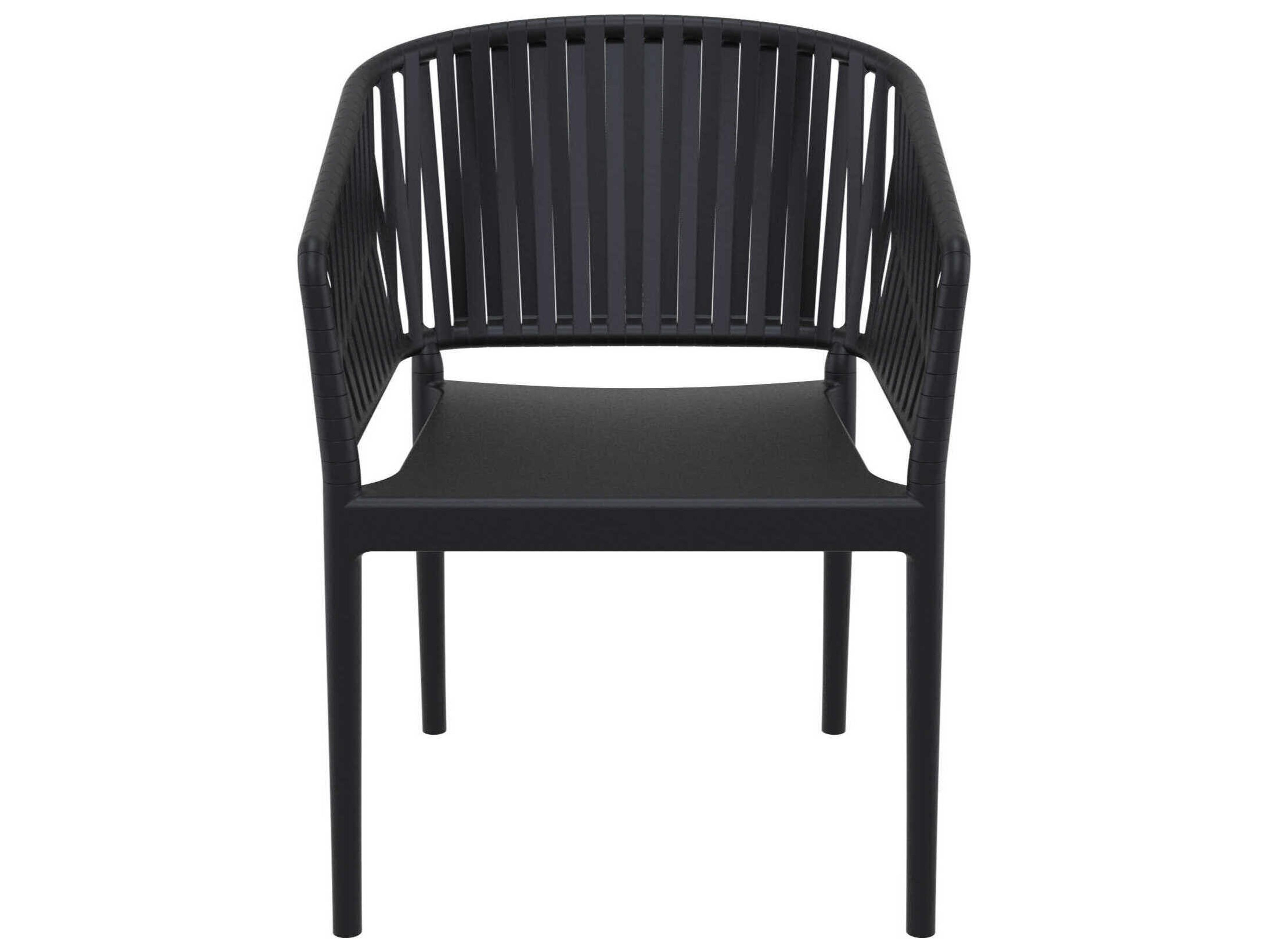 Compamia Portofino Black Resin Dining Chair