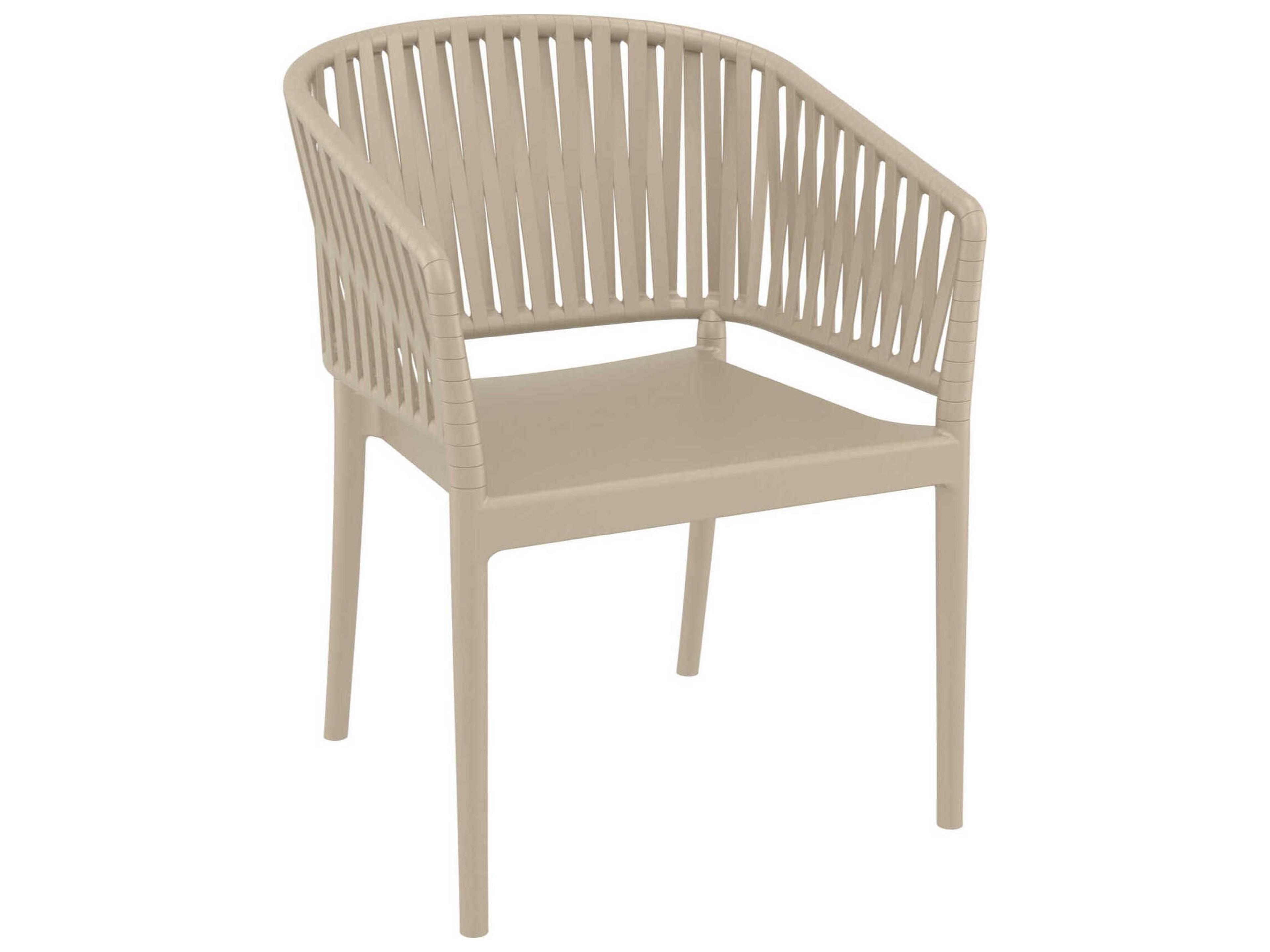 Portofino Taupe Resin Dining Chair